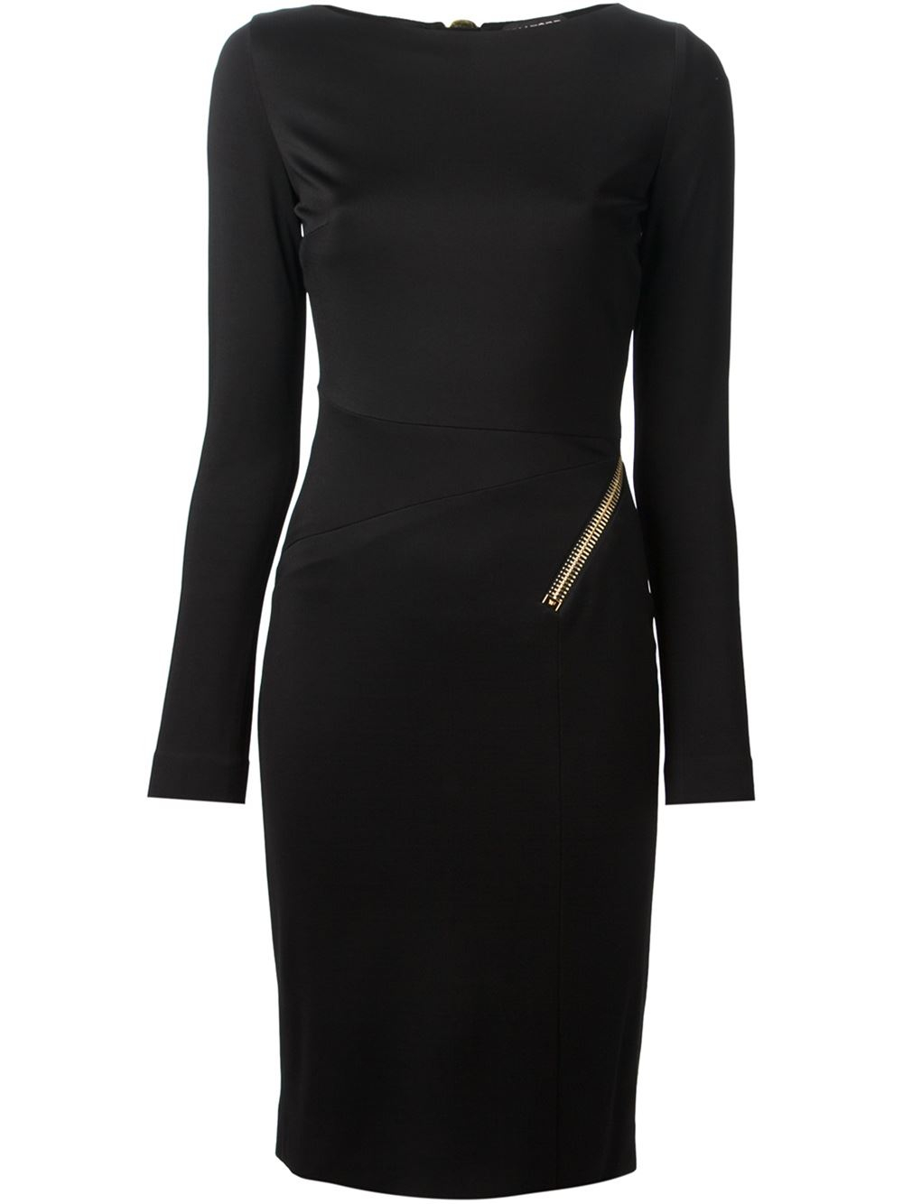 Tom Ford Zip Detail Pencil Dress in ...
