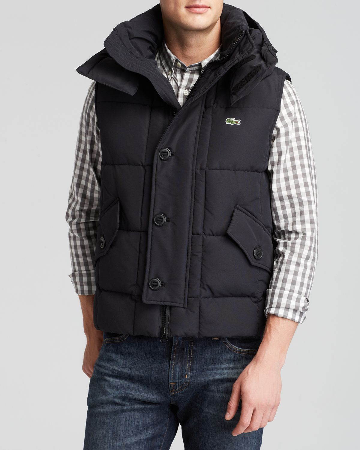 lacoste vest jacket