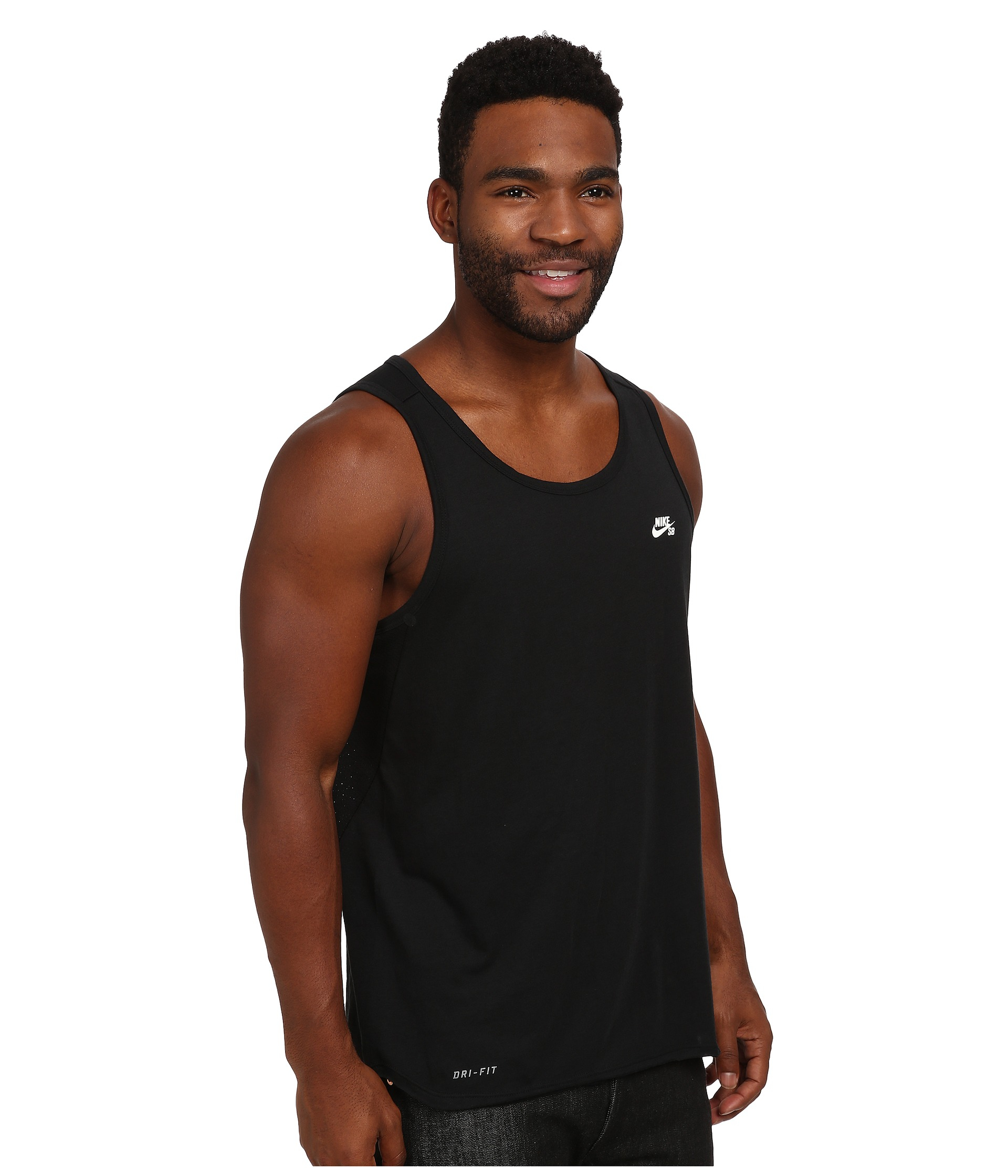 Nike Sb Skyline Dri-fit Tank in Black/White (Black) for Men | Lyst