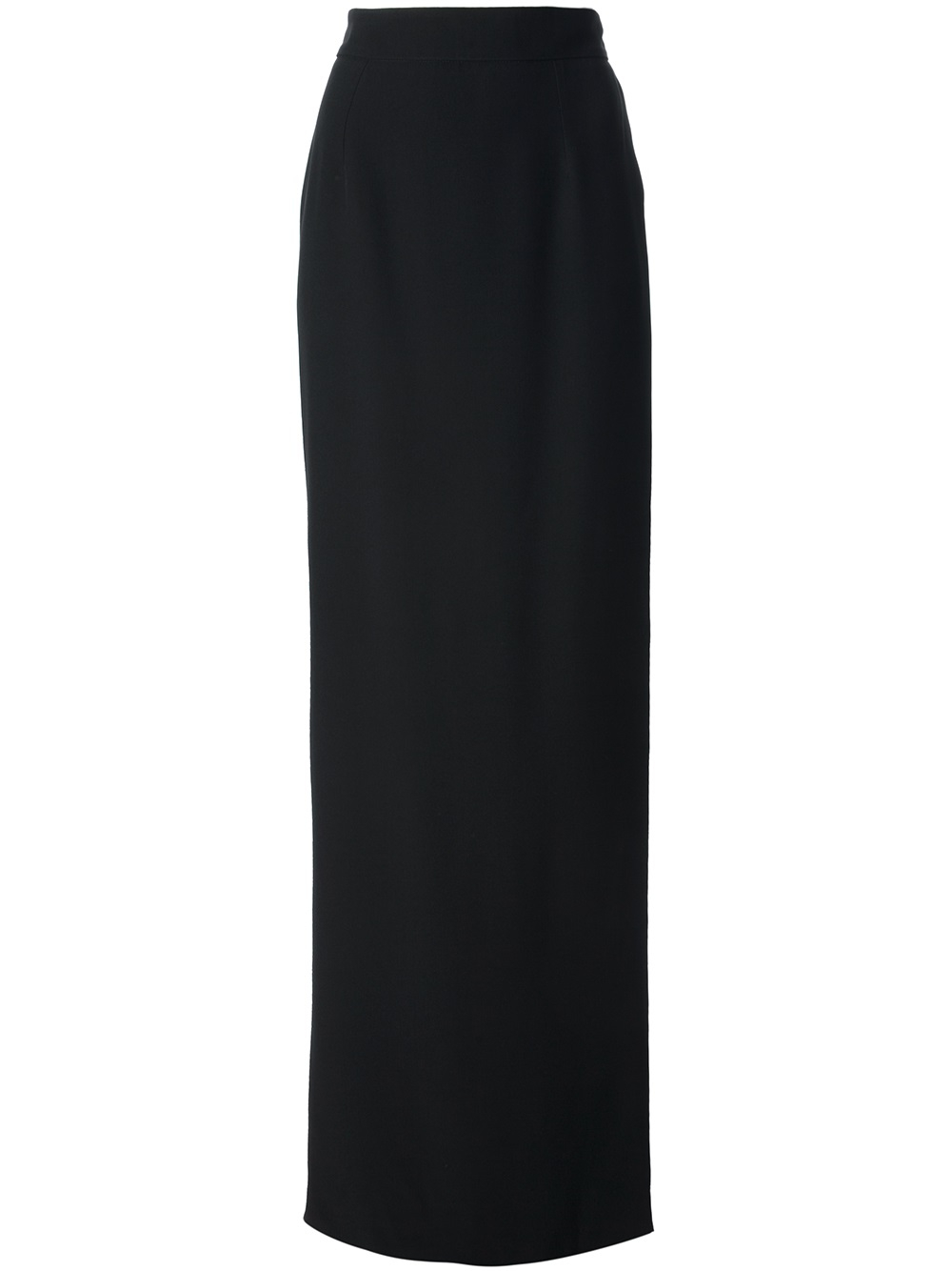 Alexander McQueen Maxi Pencil Skirt in Black | Lyst