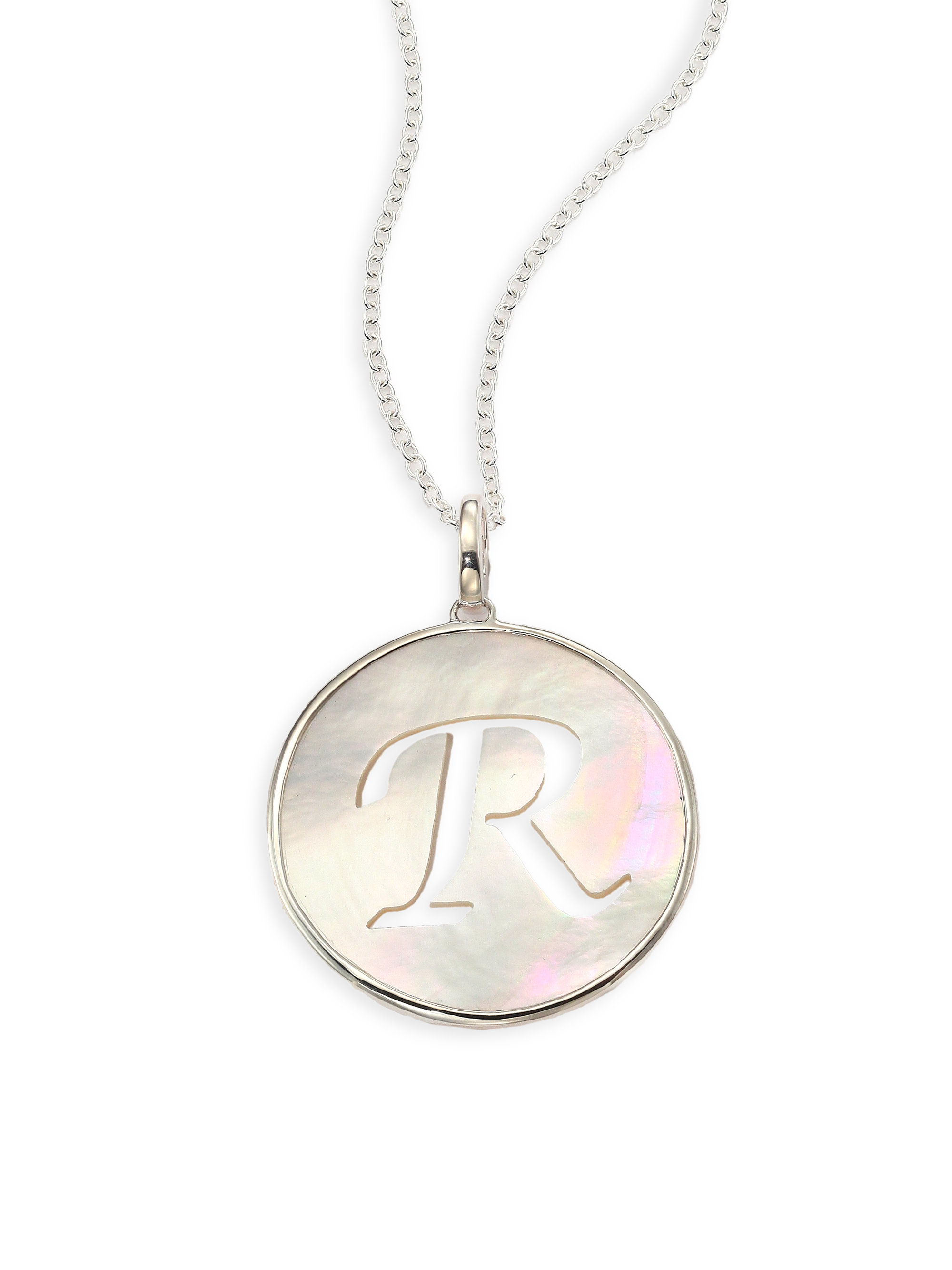 Sterling Silver Large Initial Charm 