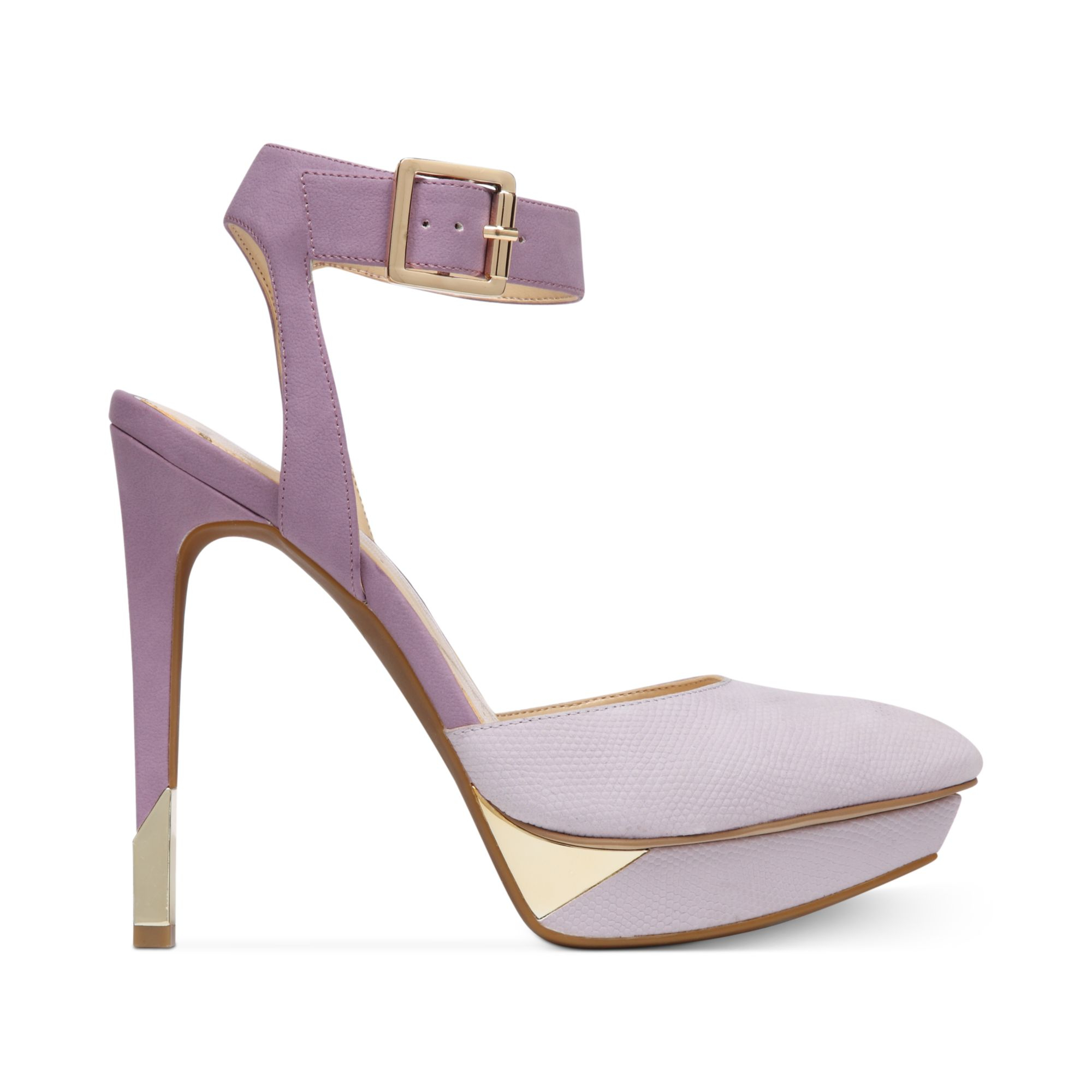Lavender Patent Oversized Bow Ankle Strap Platform Block Heel – Shop Style  Your Senses