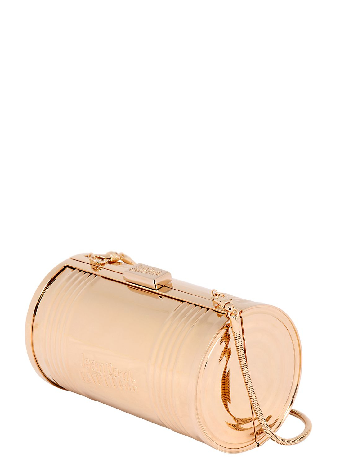 Jean Paul Gaultier Rose Gold Plated Can Clutch in Metallic - Lyst