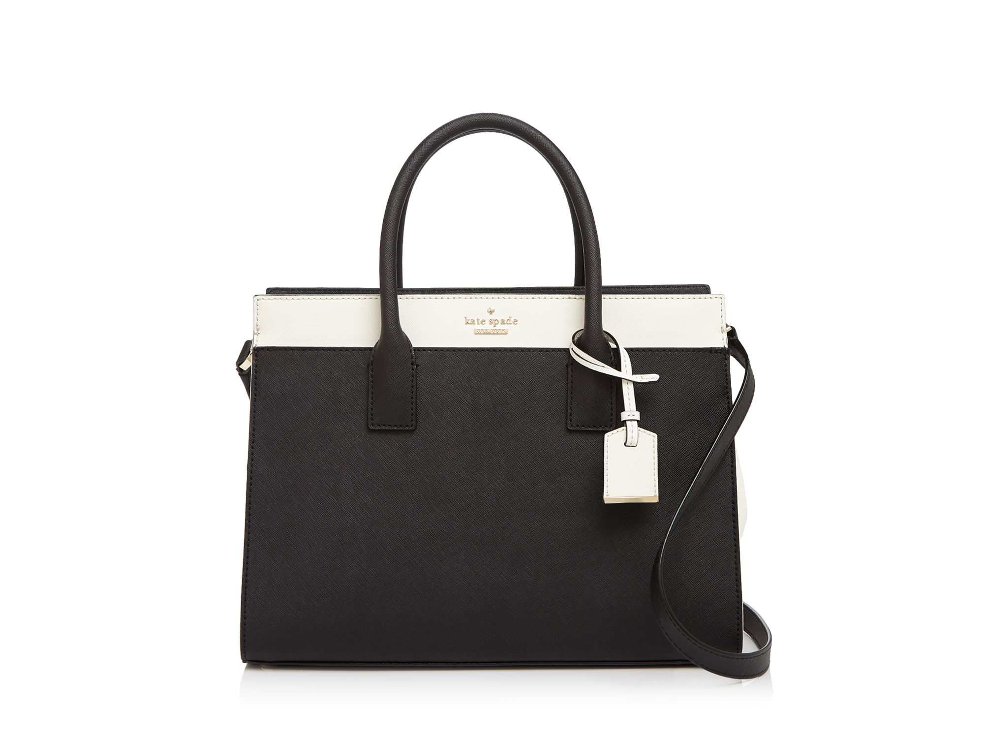 Kate Spade Leather Cameron Street Color Block Candace Satchel in 