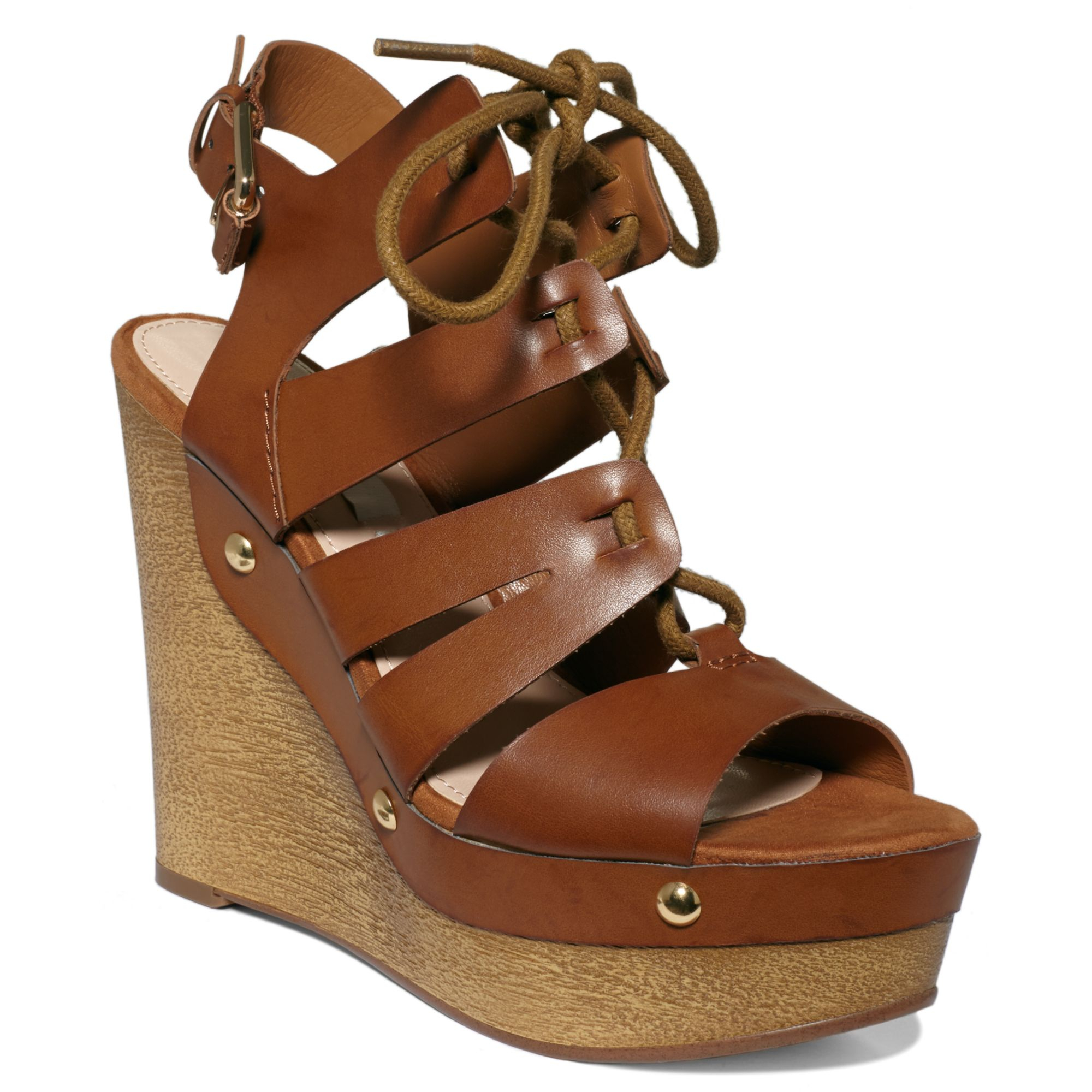 guess lace up heels