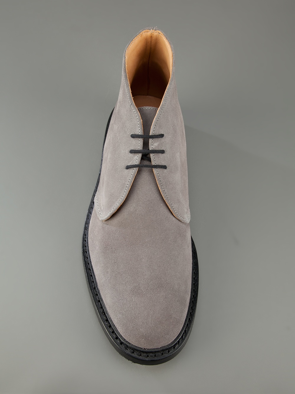 Lyst Tricker'S Suede Desert Boots in Gray for Men