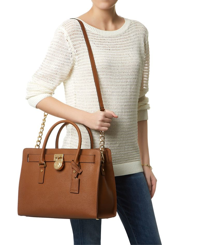 michael kors hamilton east west satchel