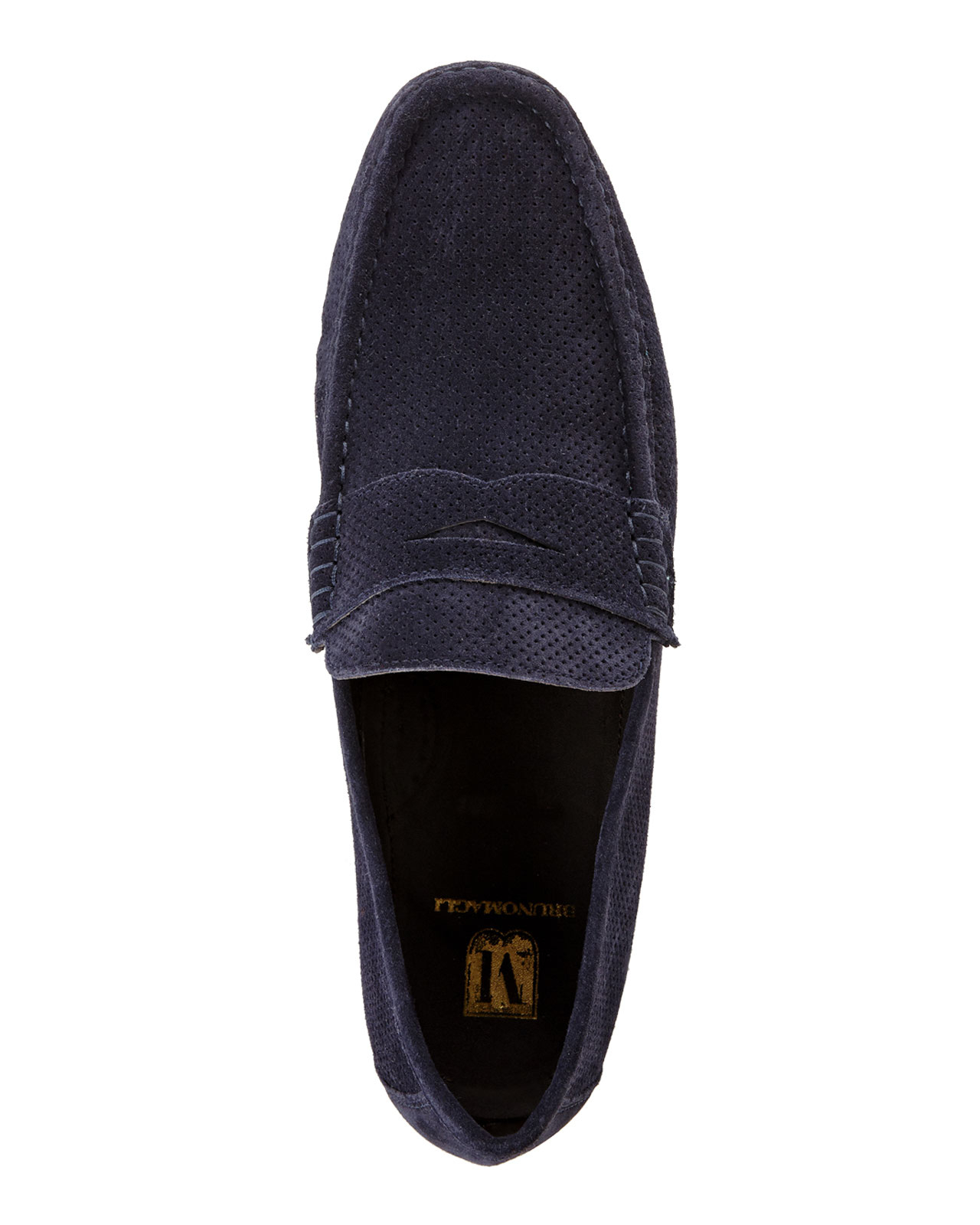 bruno magli blue suede shoes
