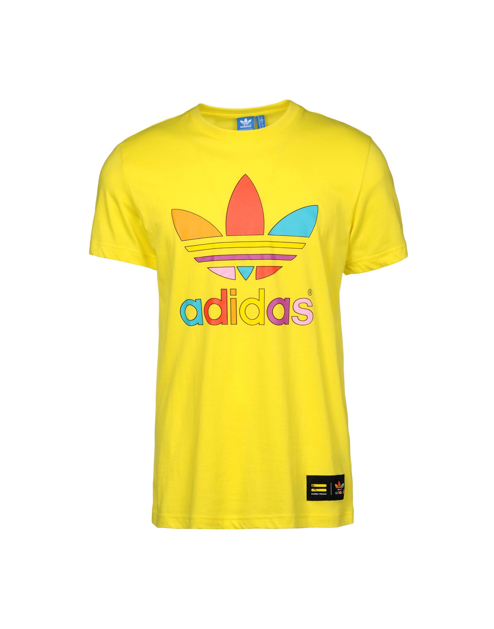 yellow adidas originals t shirt