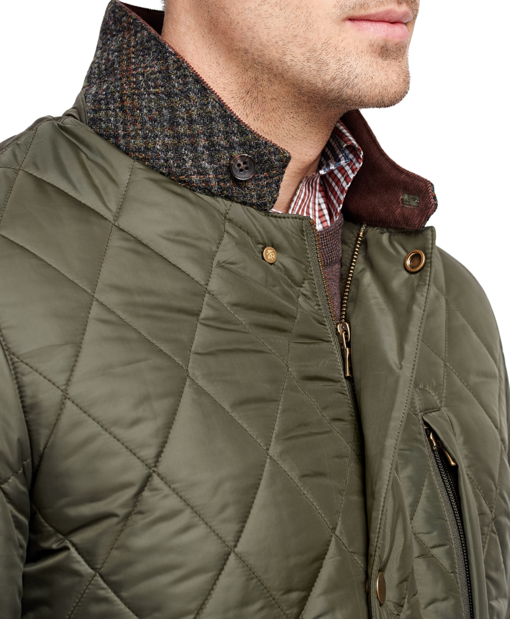 brooks jackets mens green