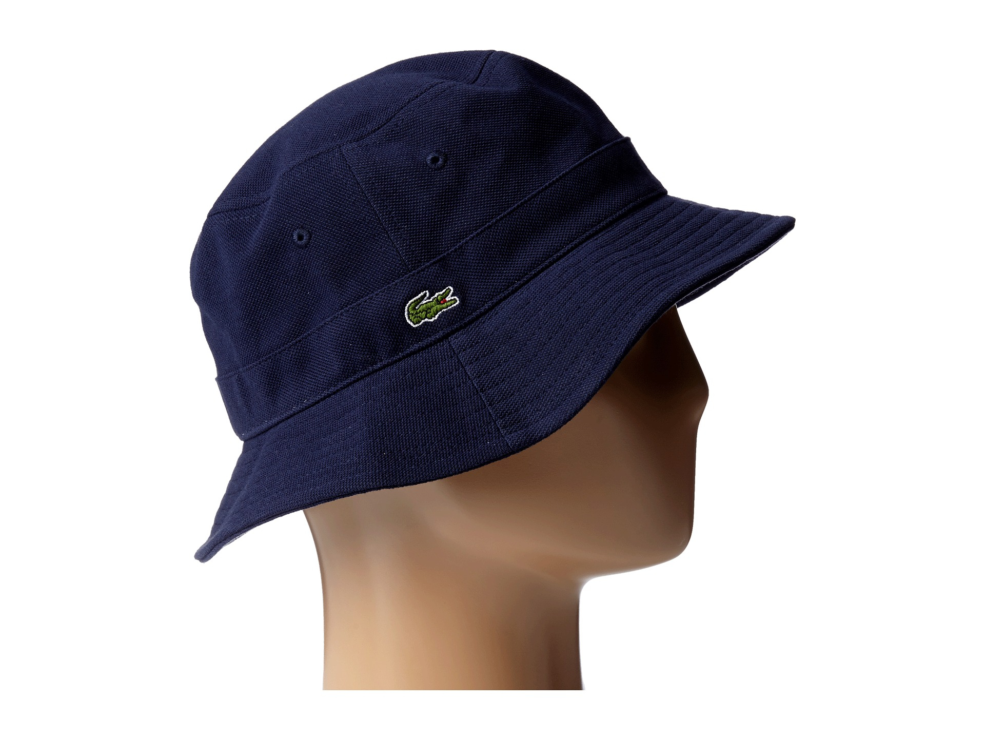 Lacoste Bucket Cap in Blue for Men | Lyst