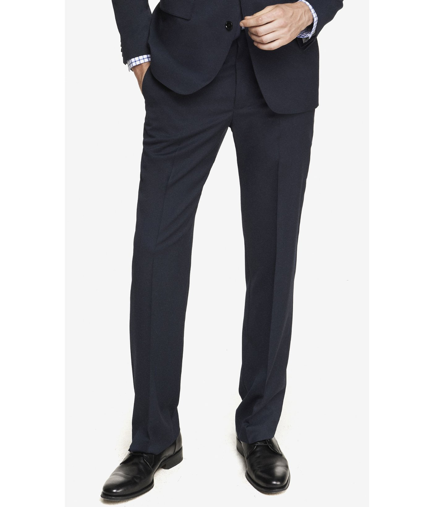 Express Modern Producer Navy Suit Pant in Blue for Men Lyst