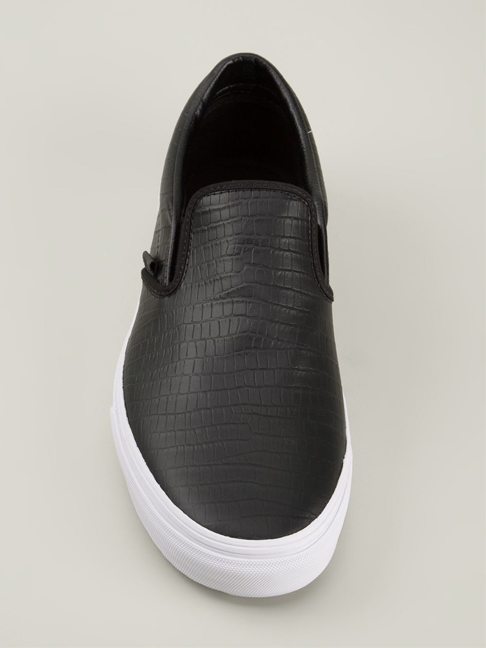 buy \u003e vans snakeskin slip on sneakers 