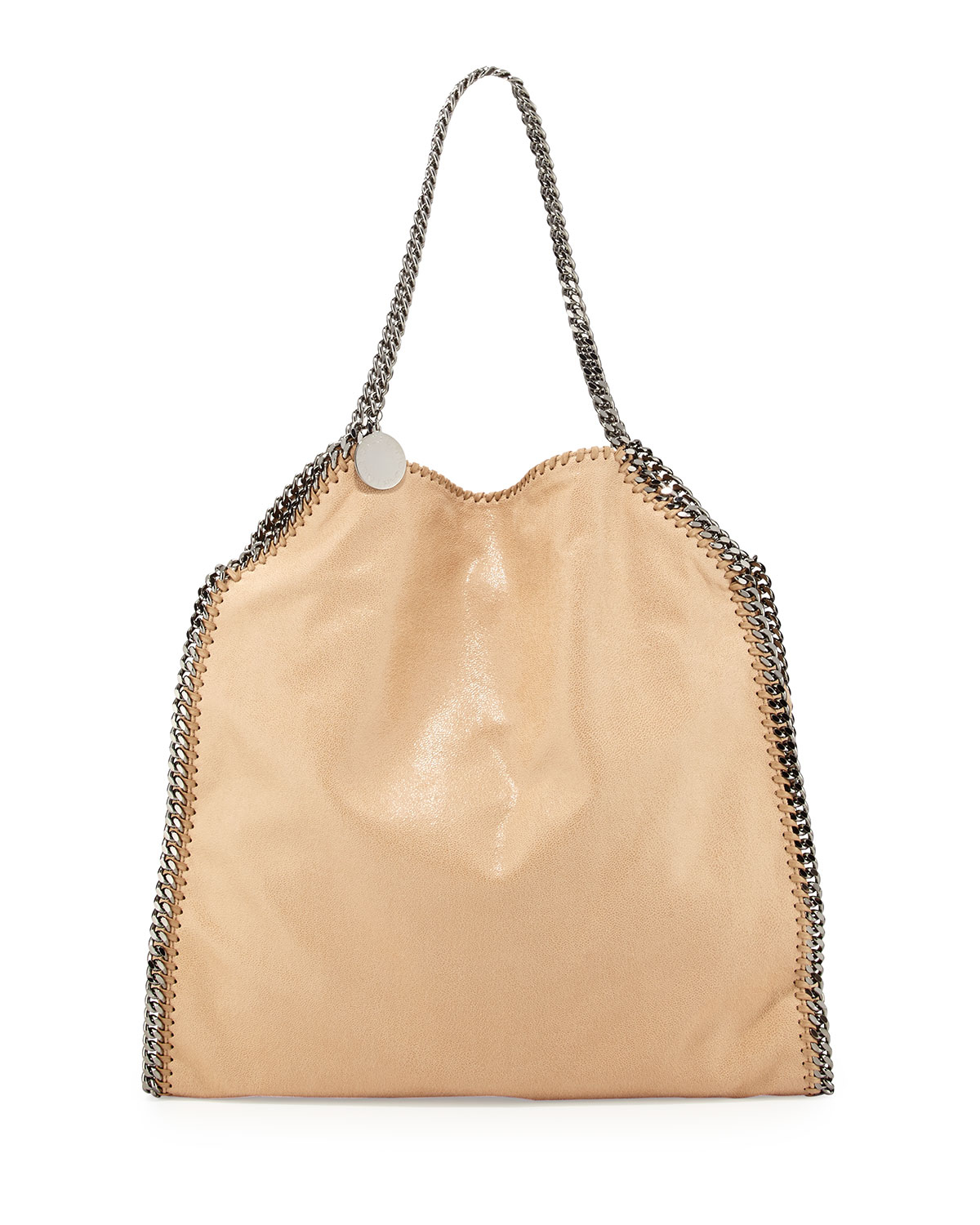 Stella mccartney Falabella Large Faux-Leather Tote Bag in Beige (TAN ...