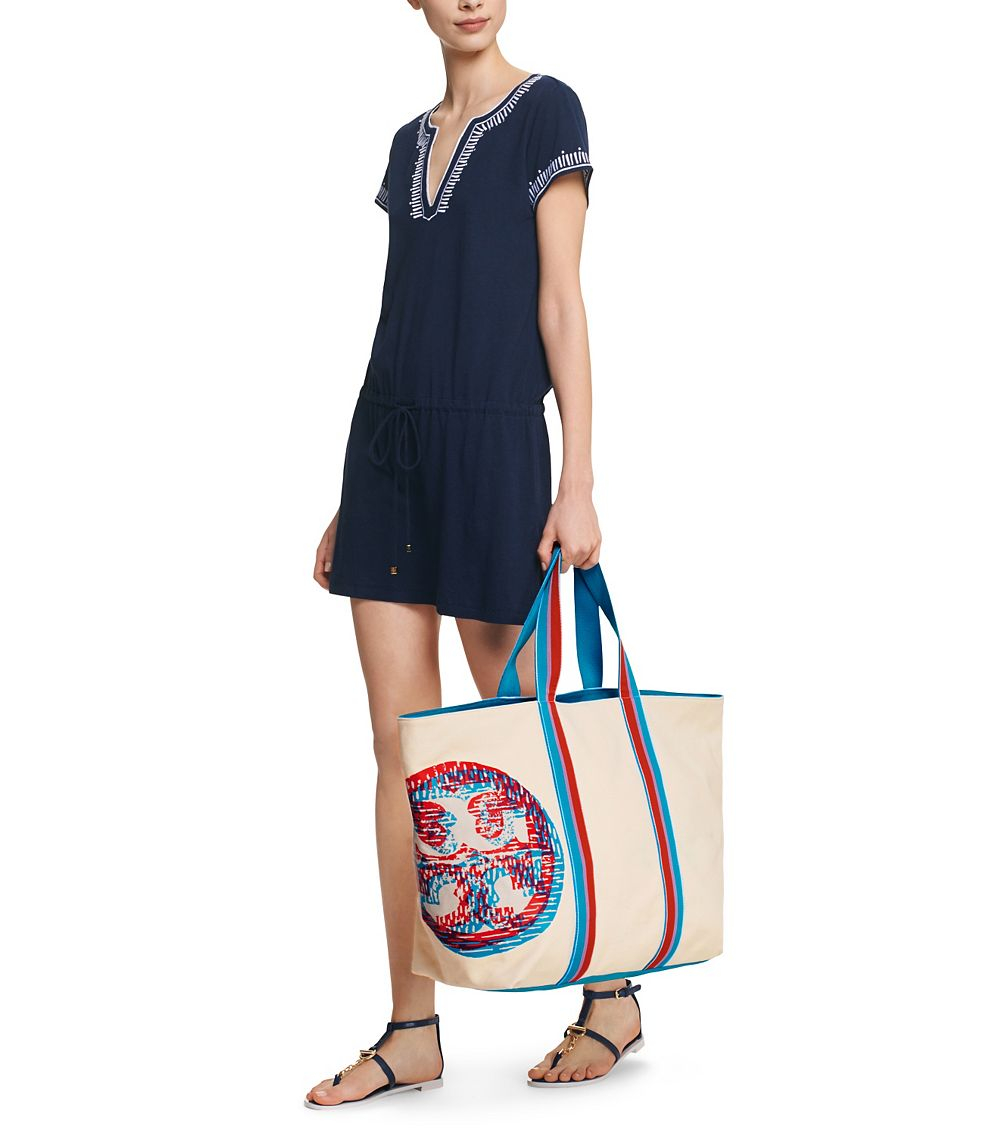 Tory Burch Beach Tote 2024 favors