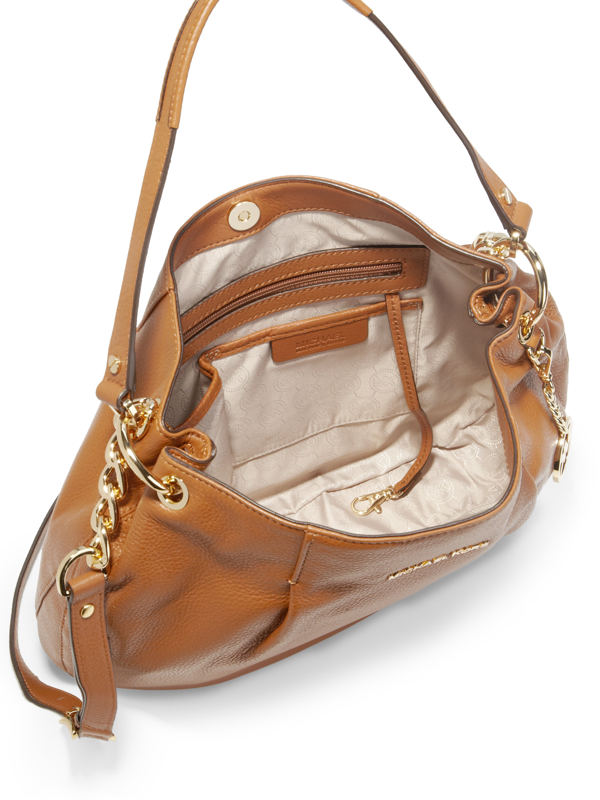 Lyst Michael Kors Large Convertible Leather Shoulder Bag Gallery
