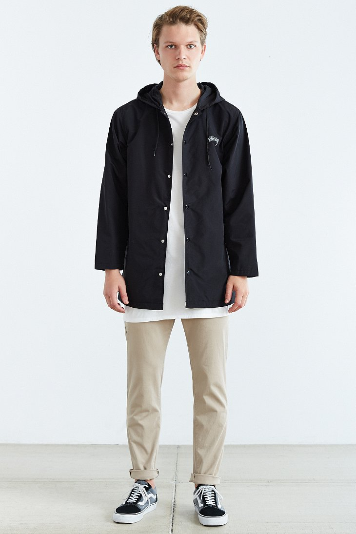 Stussy 3m Reflective Ss Link Hooded Jacket in Black for Men | Lyst