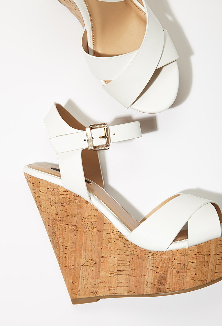 Flatform Sandals White Platform Sandals Forever 21 Forever Comfort