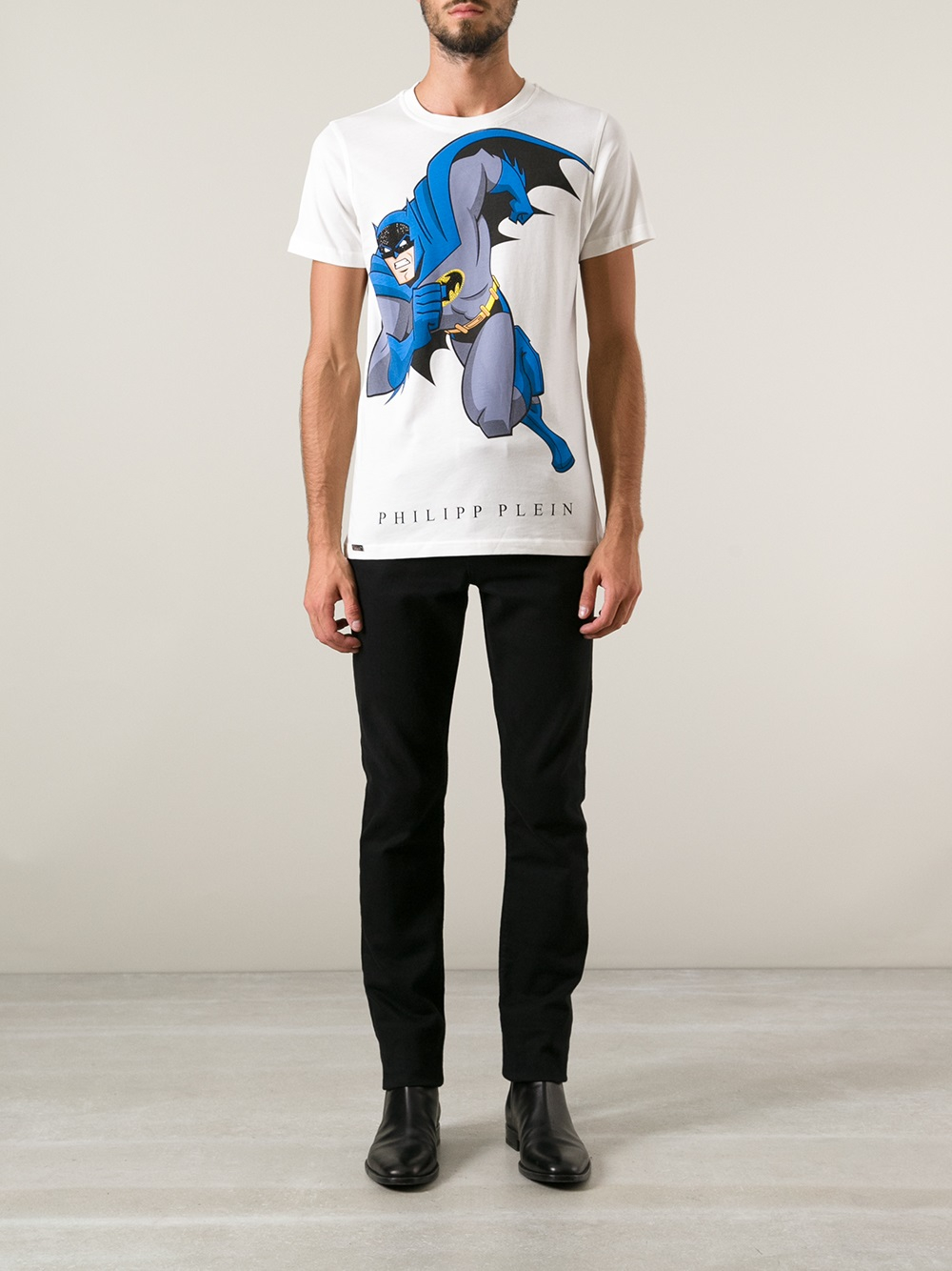 Philipp Plein Batman T-shirt in White for Men - Lyst