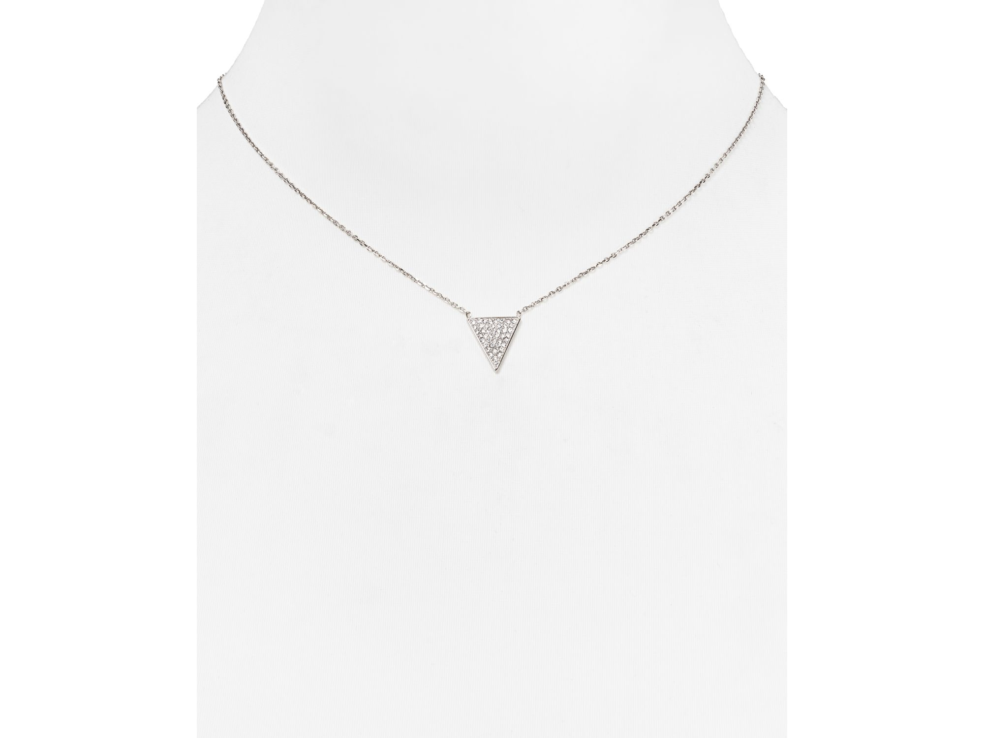 michael kors triangle necklace
