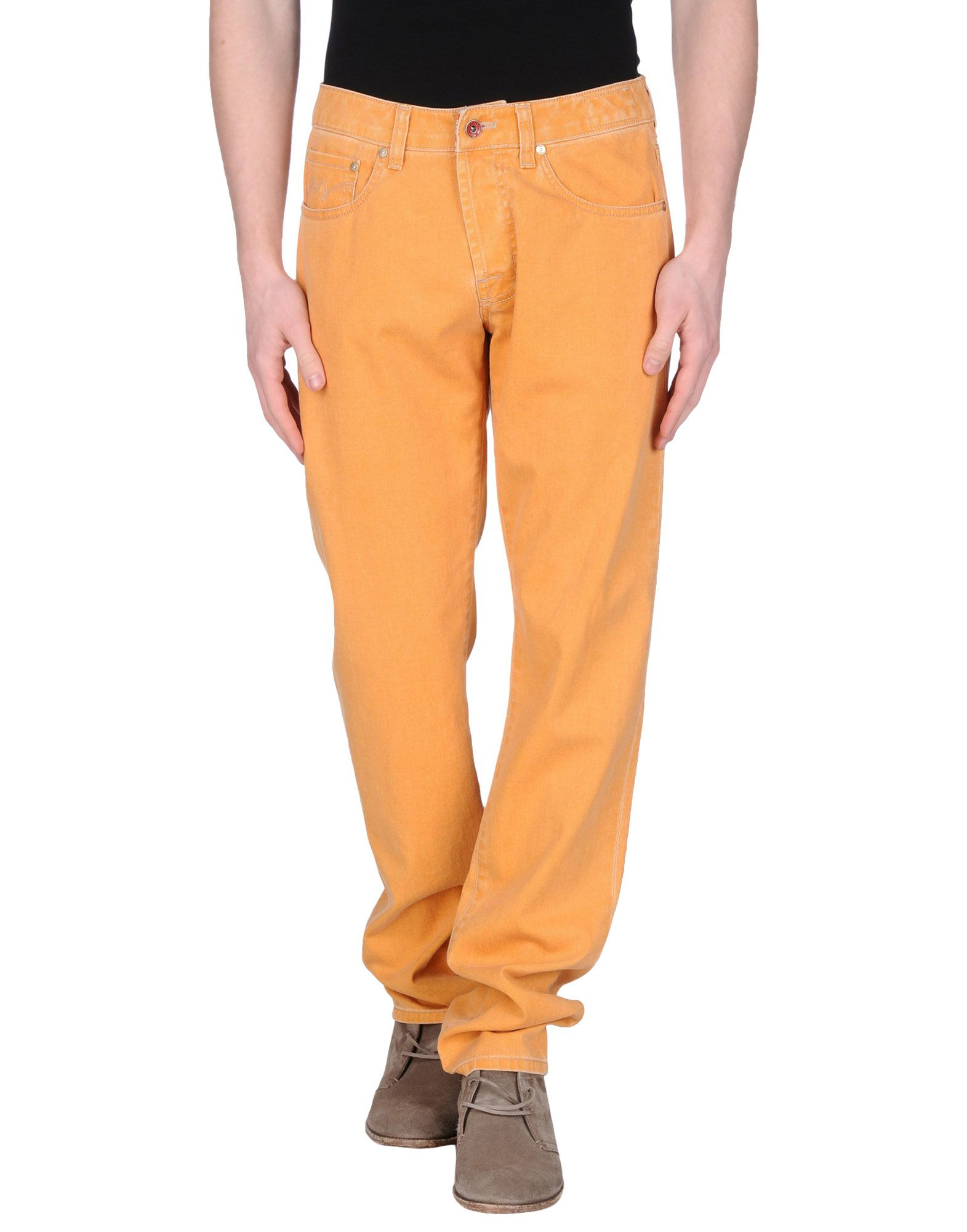 Pt05 Denim Pants in Orange for Men | Lyst