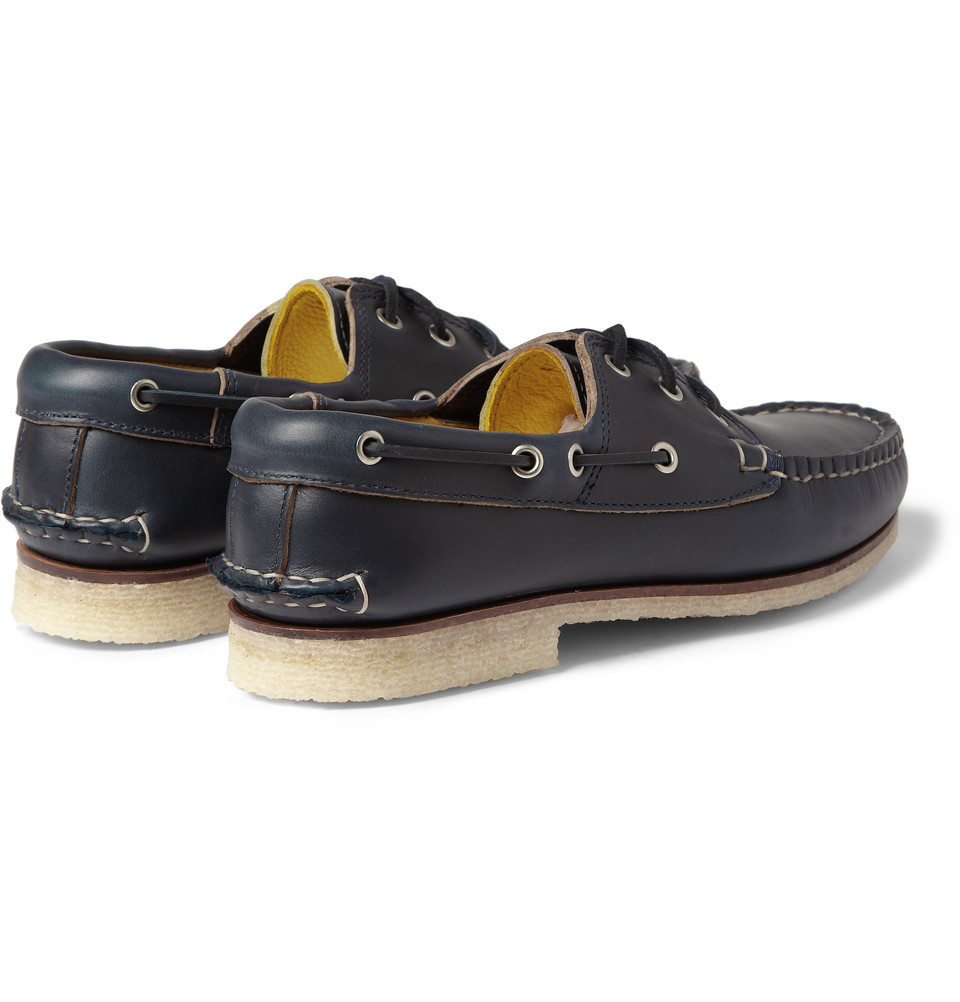 quoddy leather boat shoes