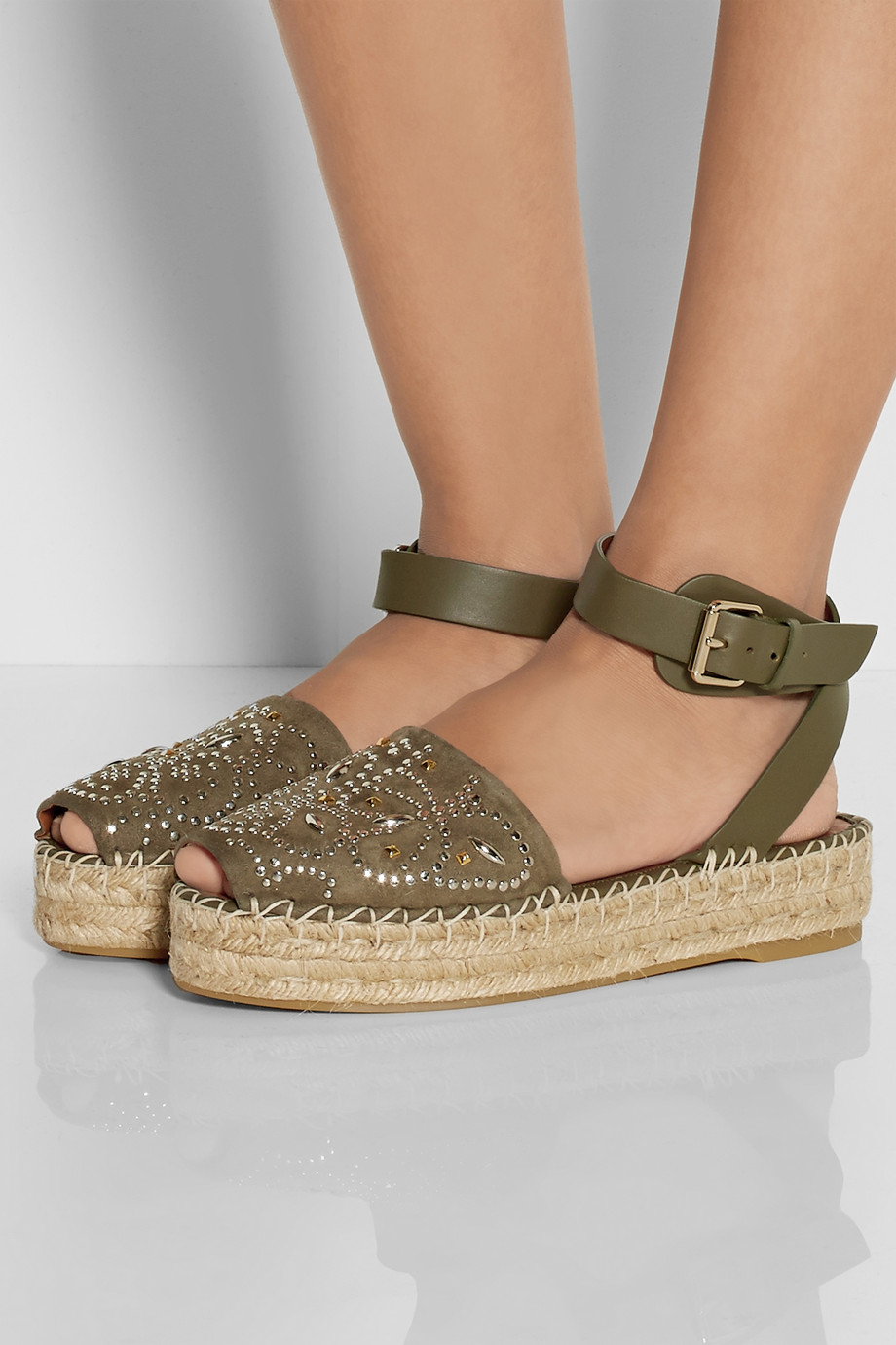 valentino studded espadrilles