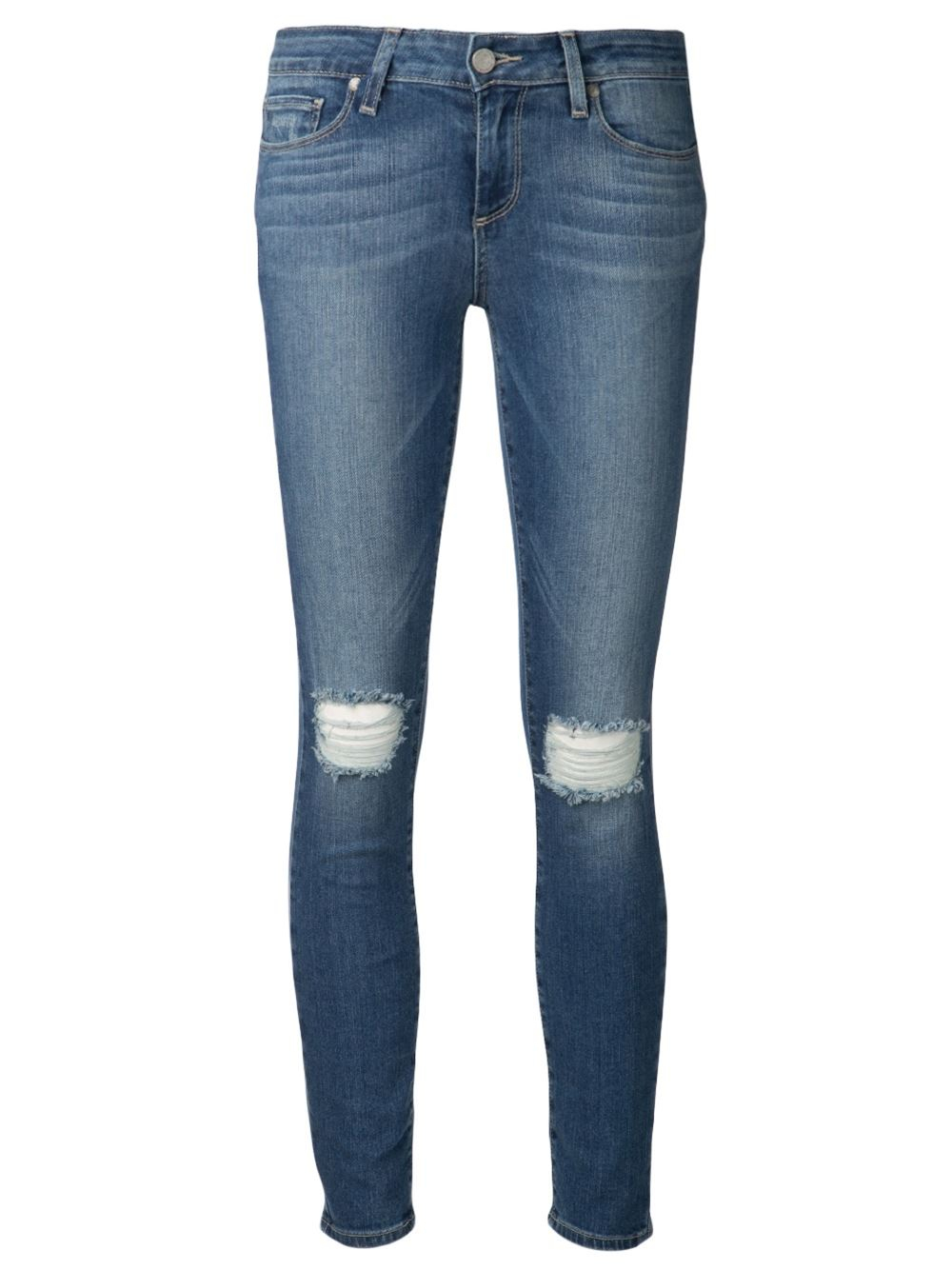 PAIGE 'Verdugo' Ankle Jeans in Blue - Lyst