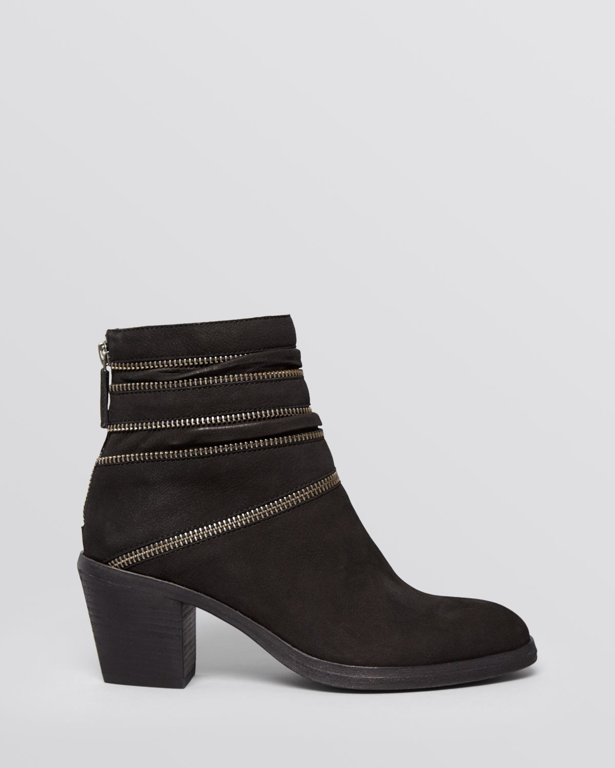 booties with zippers on both sides