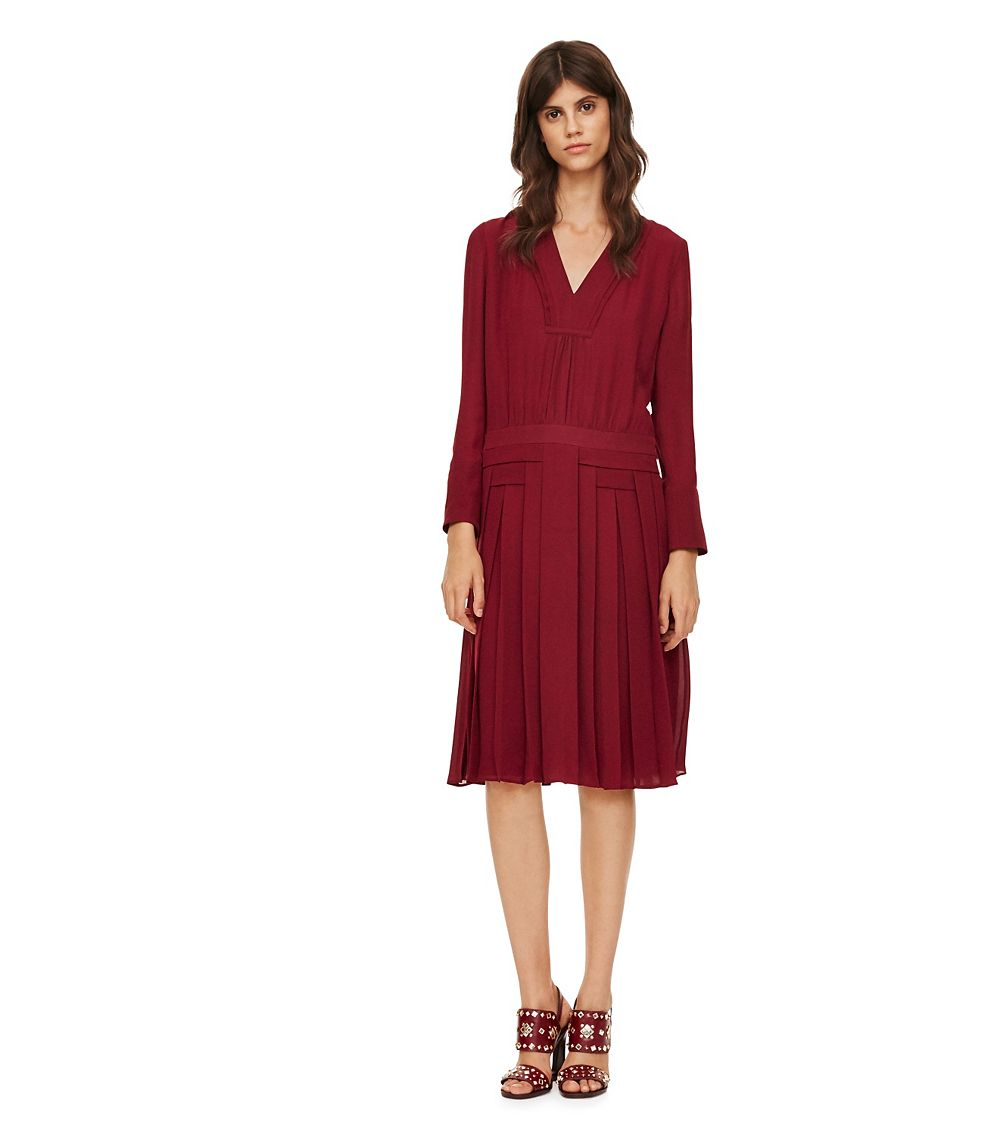 tory burch red dress