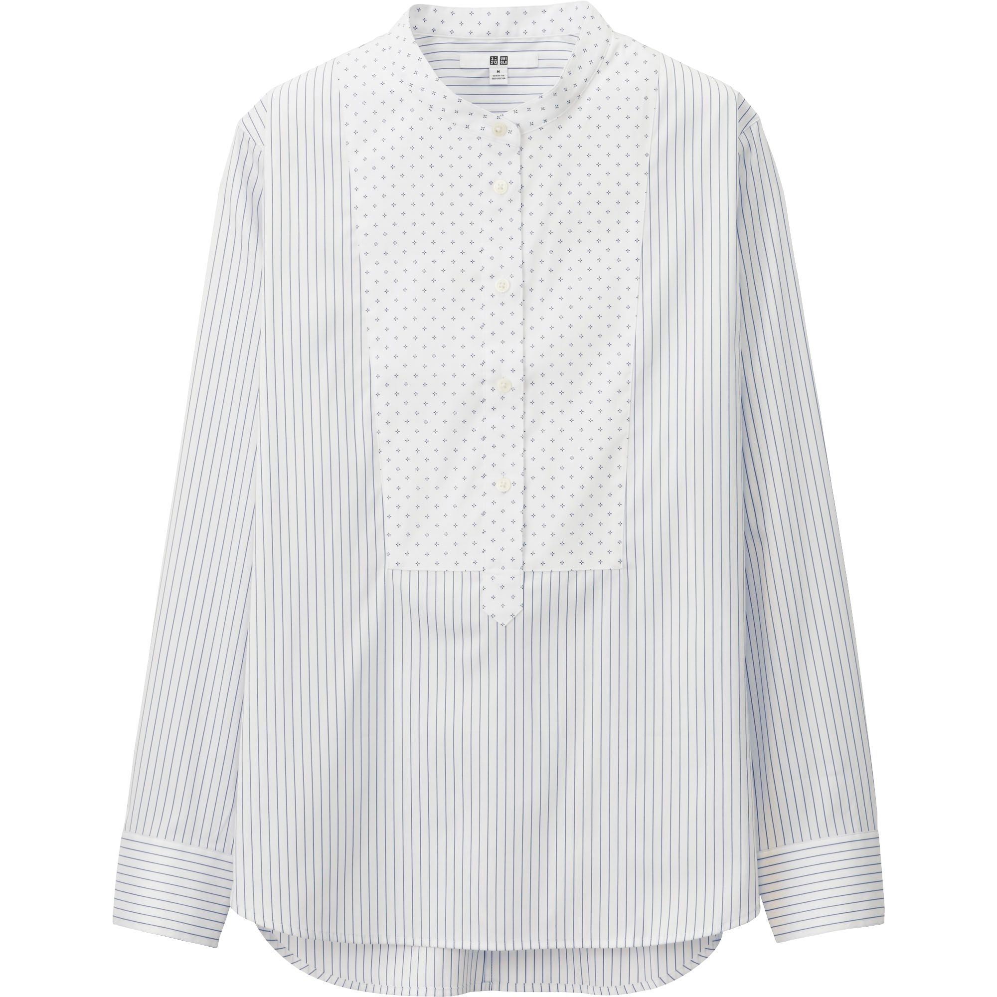 uniqlo white linen shirt