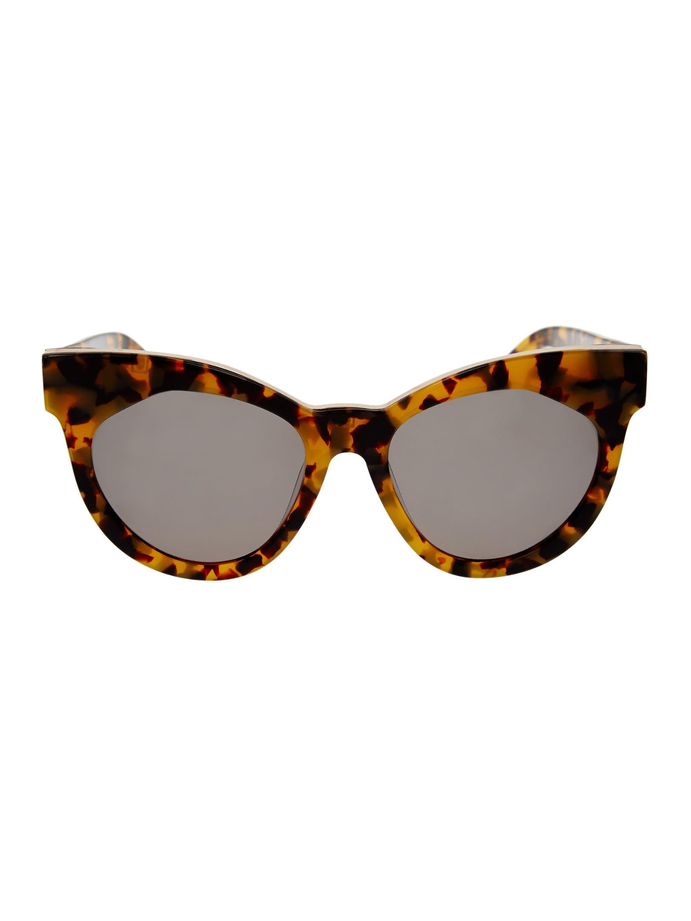 Lyst - Karen Walker Starburst Cat-eye Frame Sunglasses in Brown