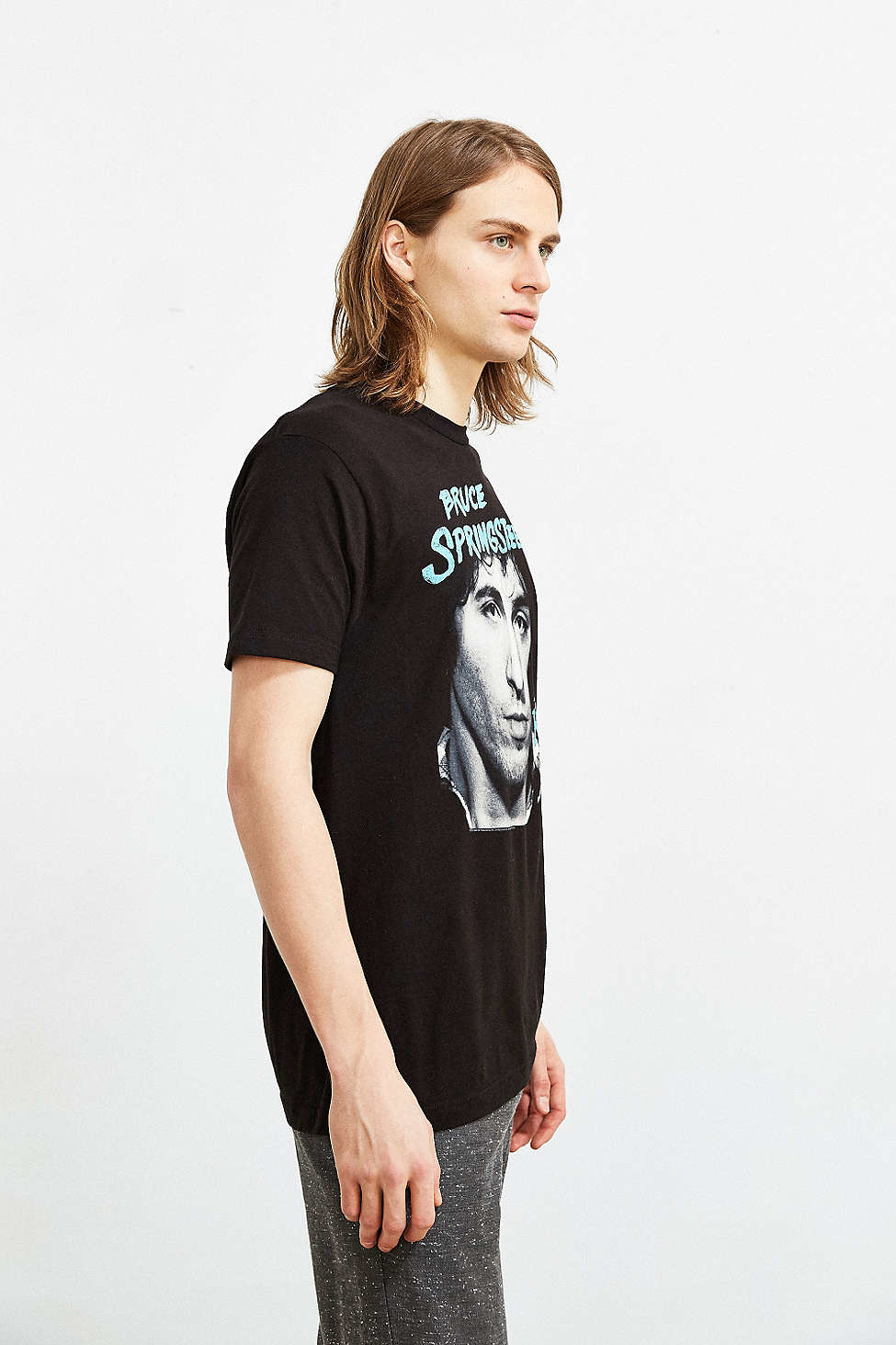 Urban Outfitters Bruce Springsteen The River Tee in Black for Men | Lyst