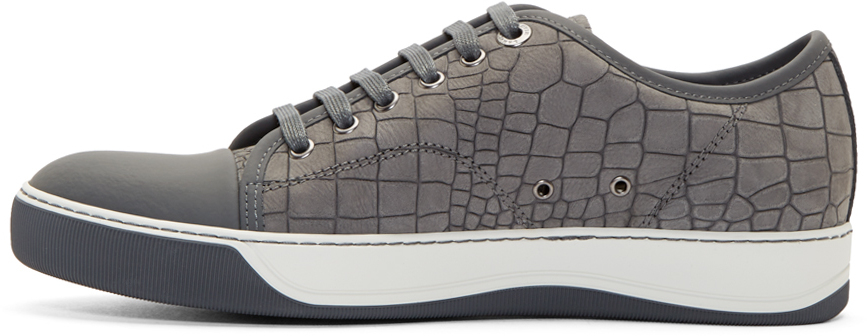 lanvin crocodile sneaker