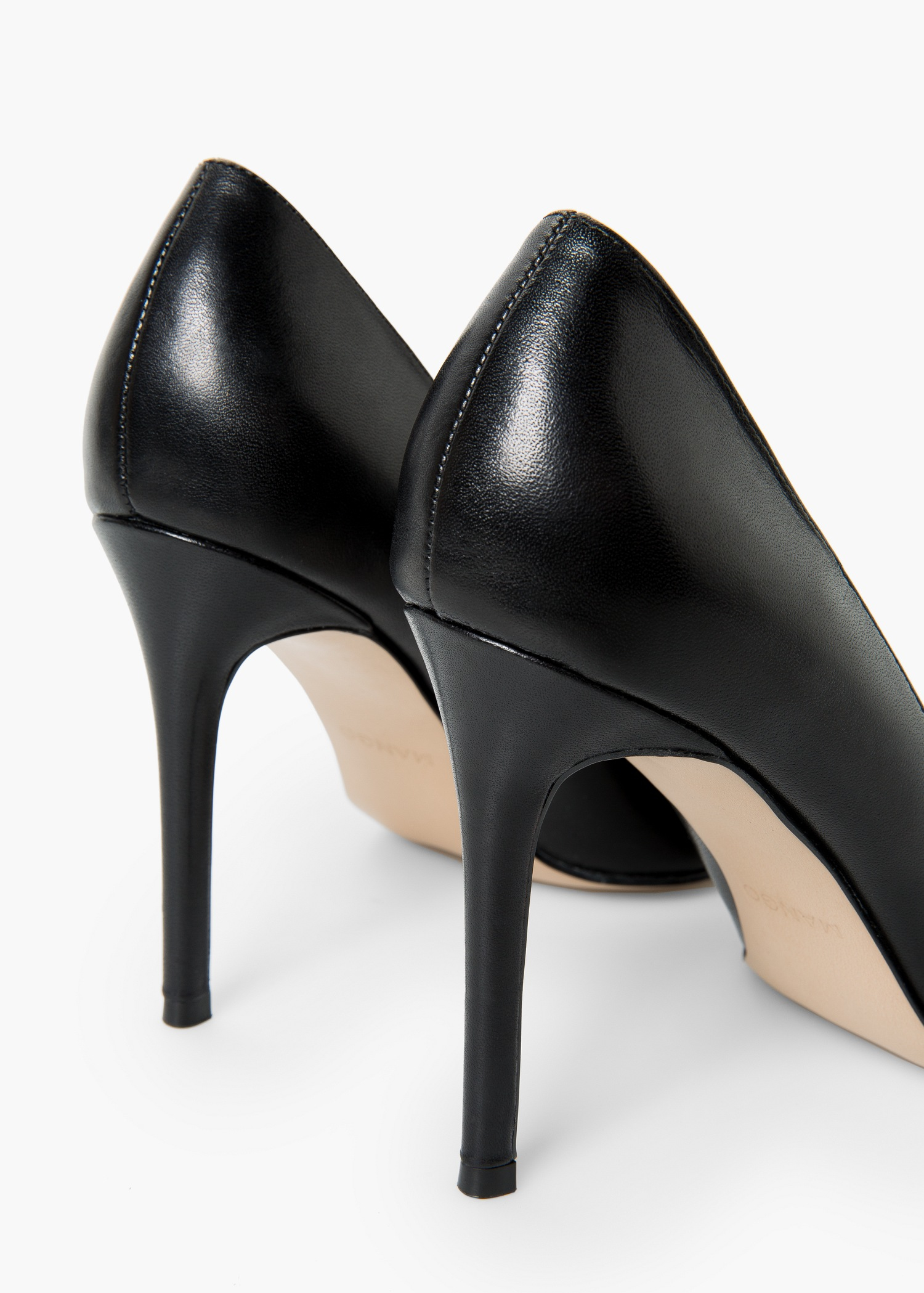 mango black heels