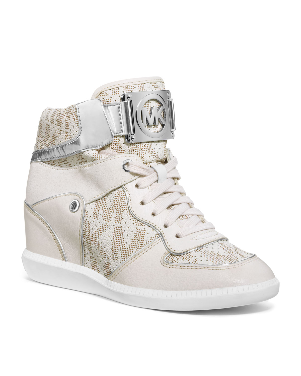 Lyst - Michael Kors Nikko High Top Sneaker in White