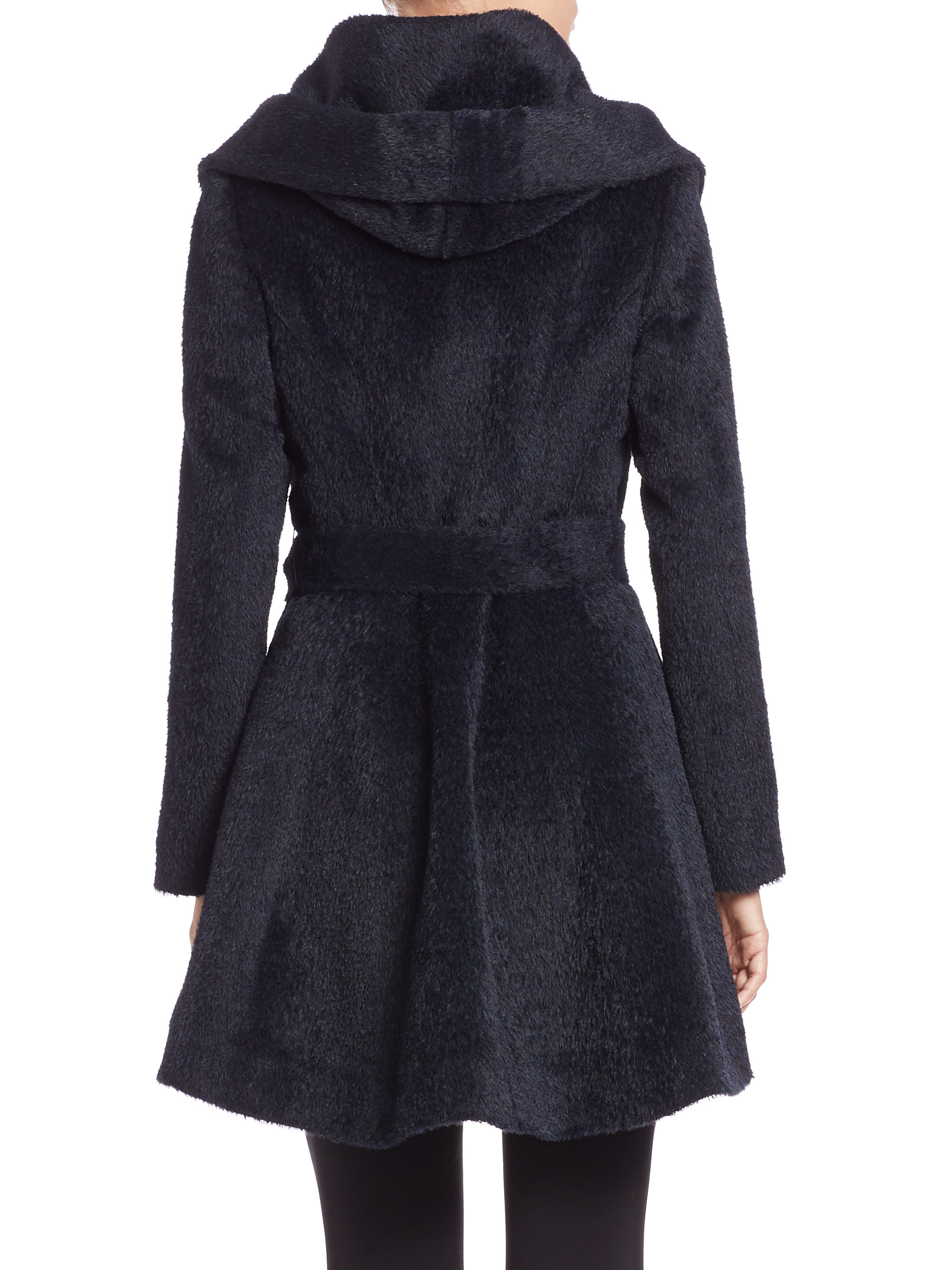 hooded wrap jacket