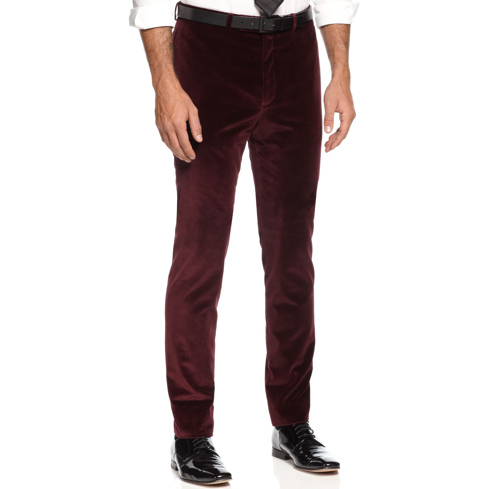 calvin klein velvet pants
