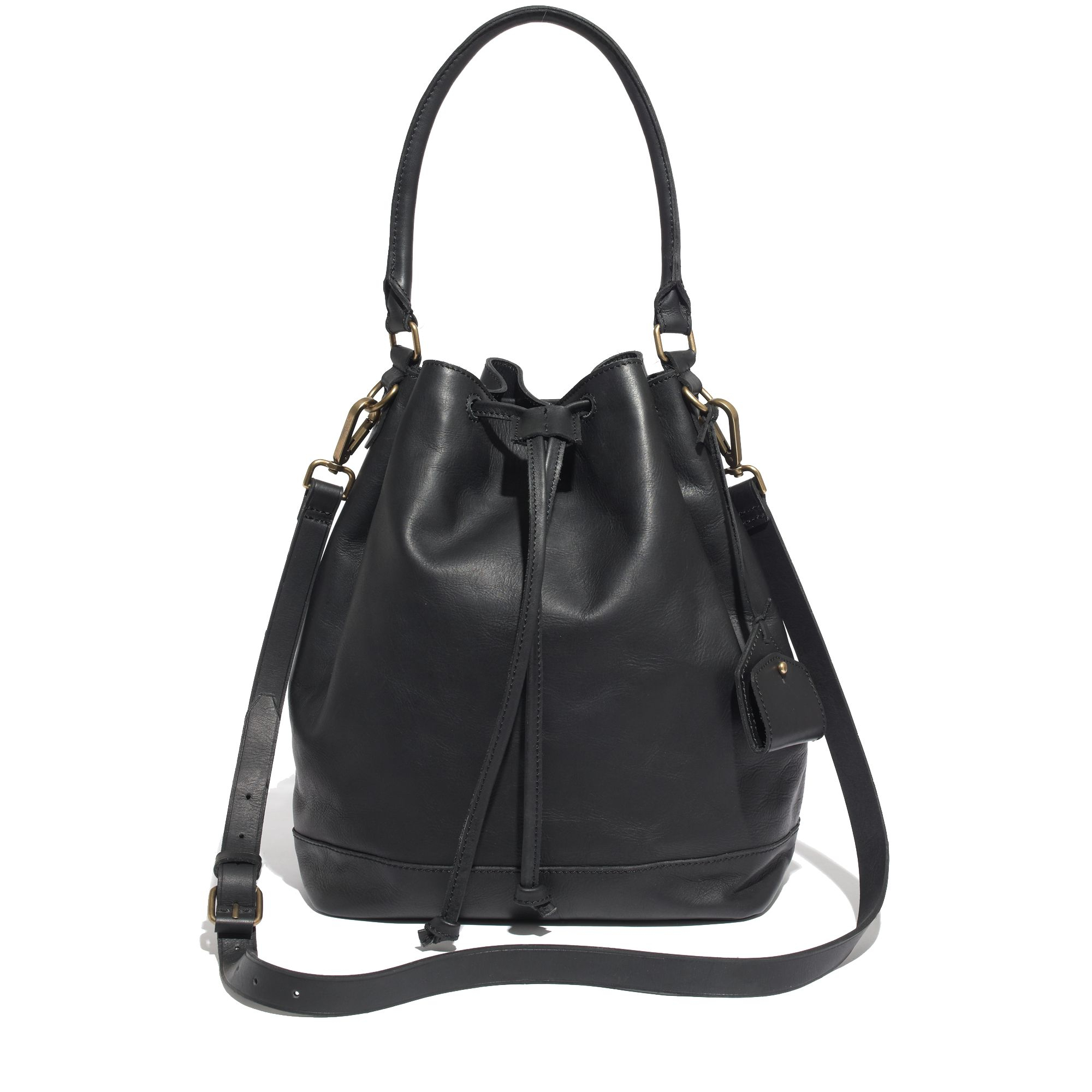 Lyst - Madewell The Lafayette Bucket Bag in Black