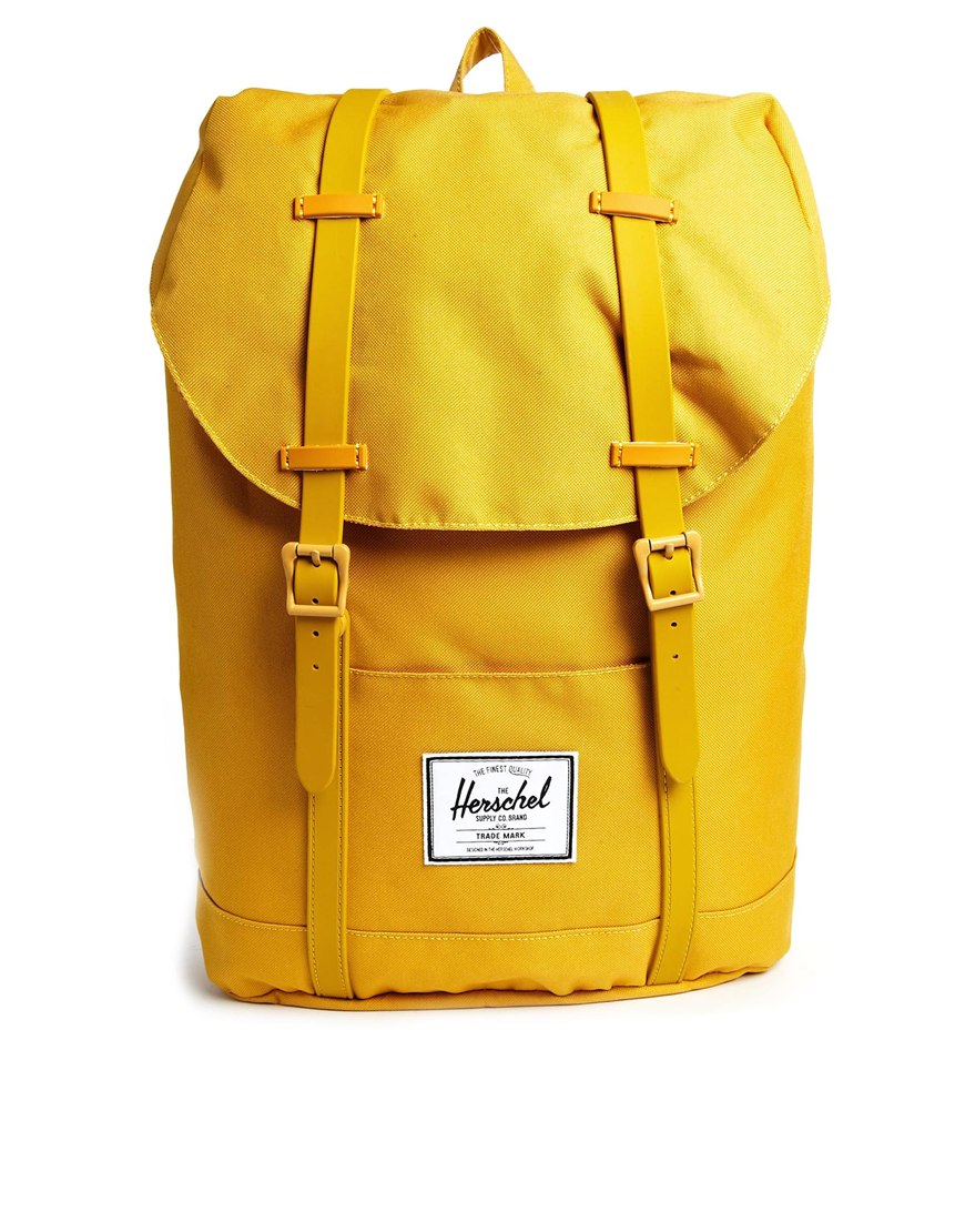 herschel yellow bag