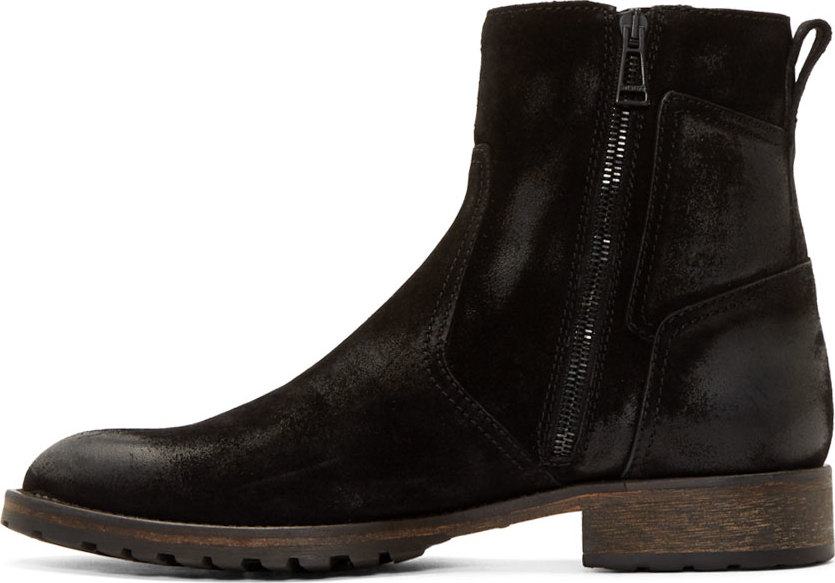 belstaff suede boots