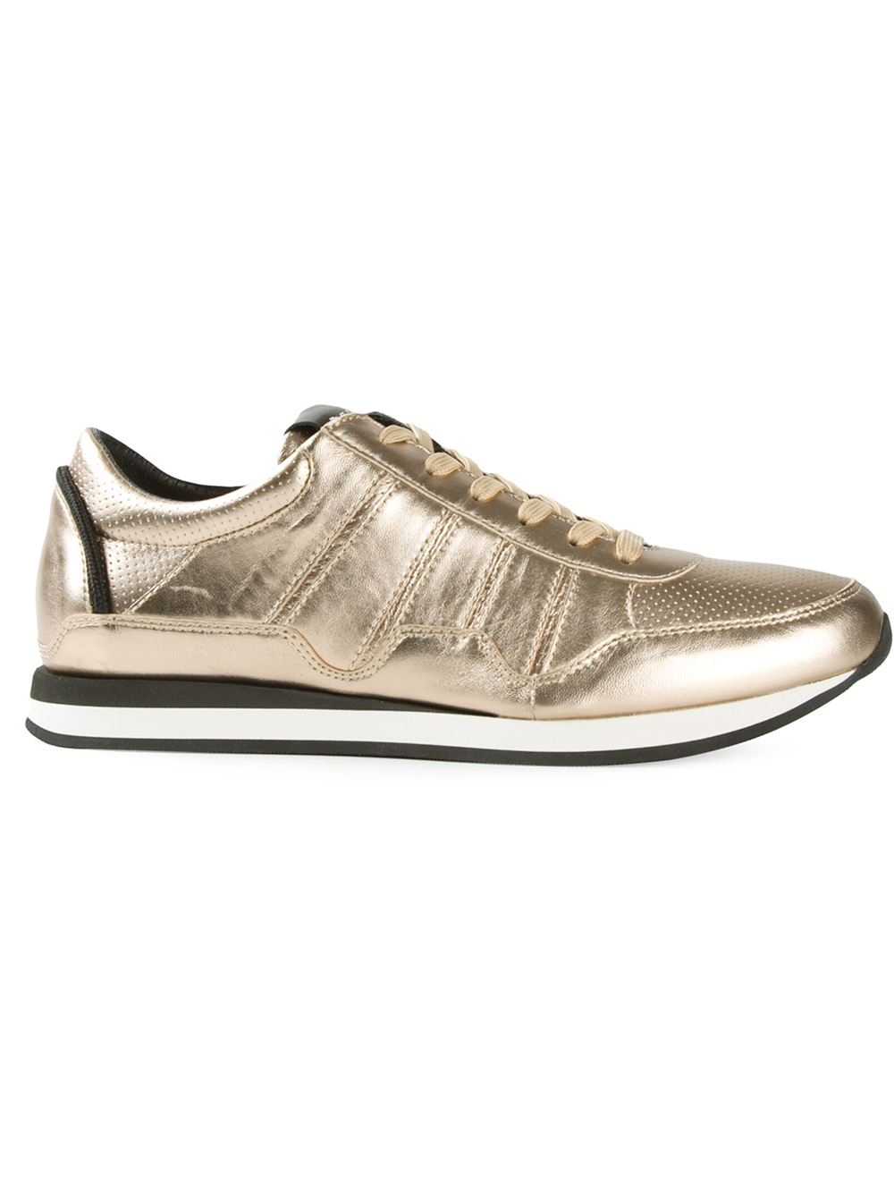 dolce and gabbana gold shoes
