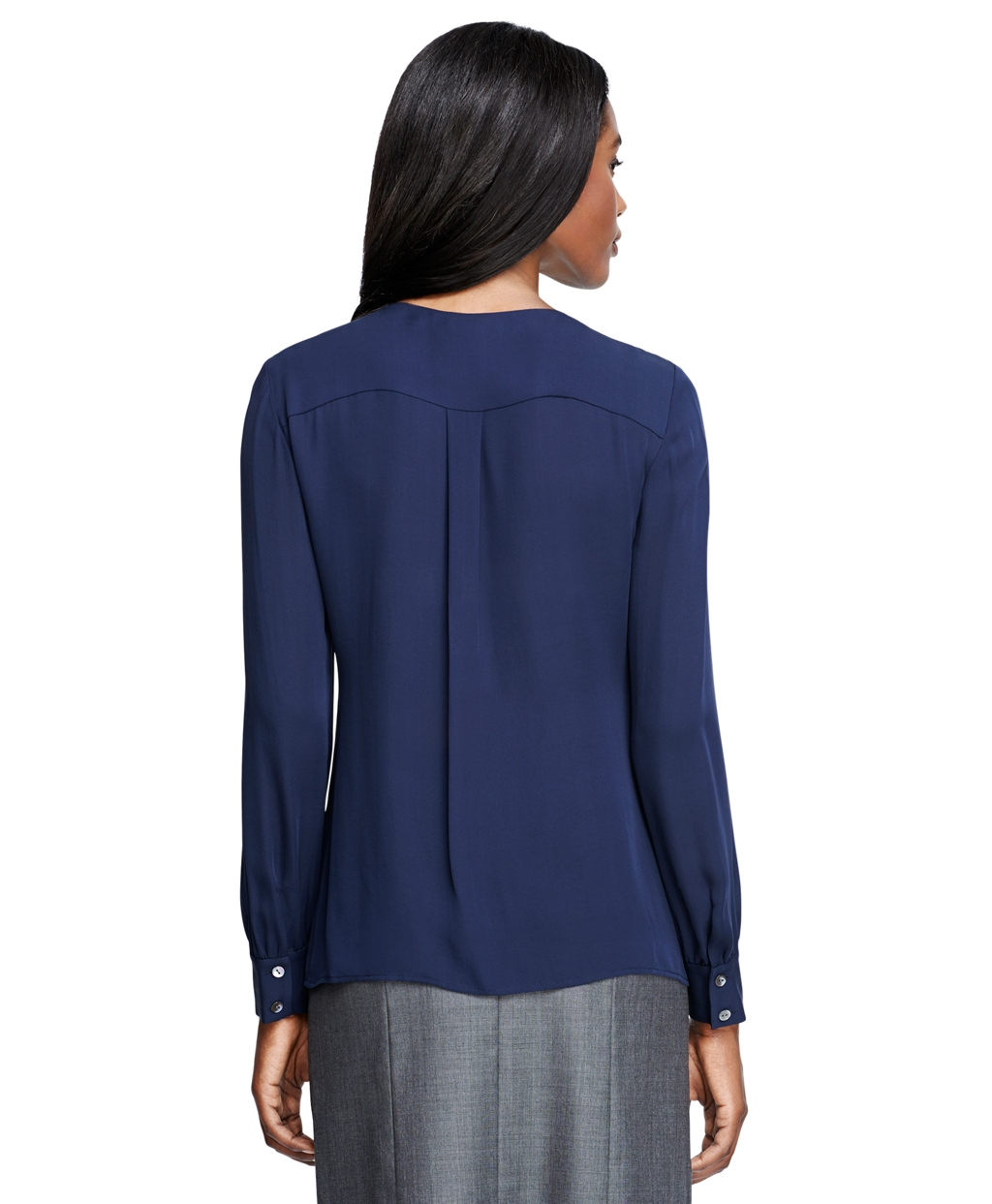 tuxedo blouse