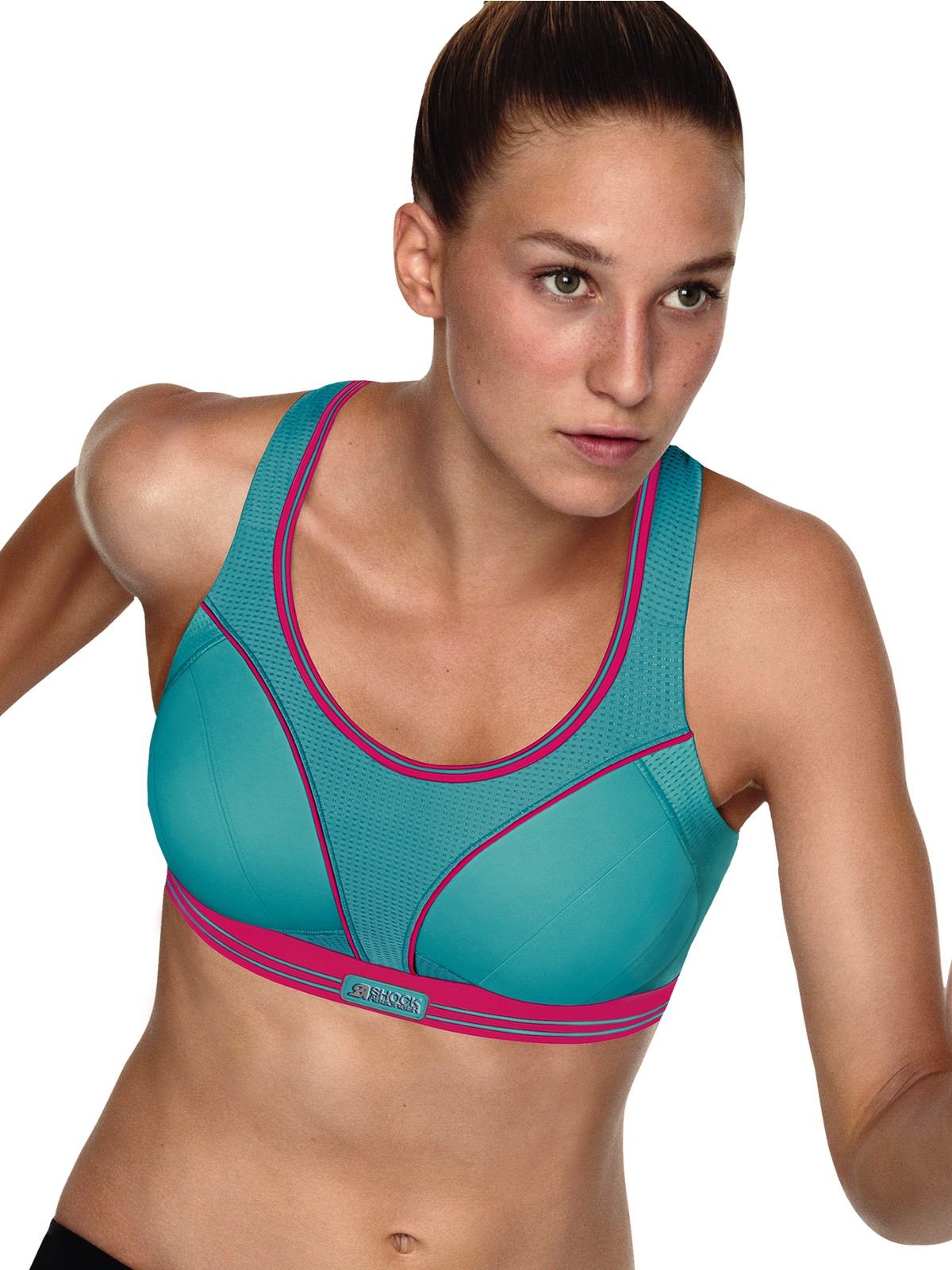 Shock Absorber Shock Absorber Run Sports Bra in Blue (blue/pink) Lyst