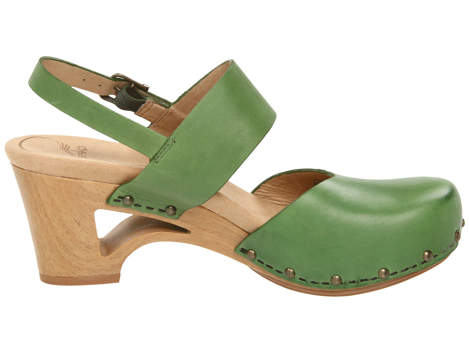 dansko green sandals