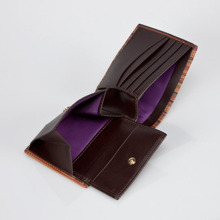 Paul Smith Purple Vintage Stripe Leather Billfold And Coin Wallet Product 1 26426977 2 489357612 Normal 