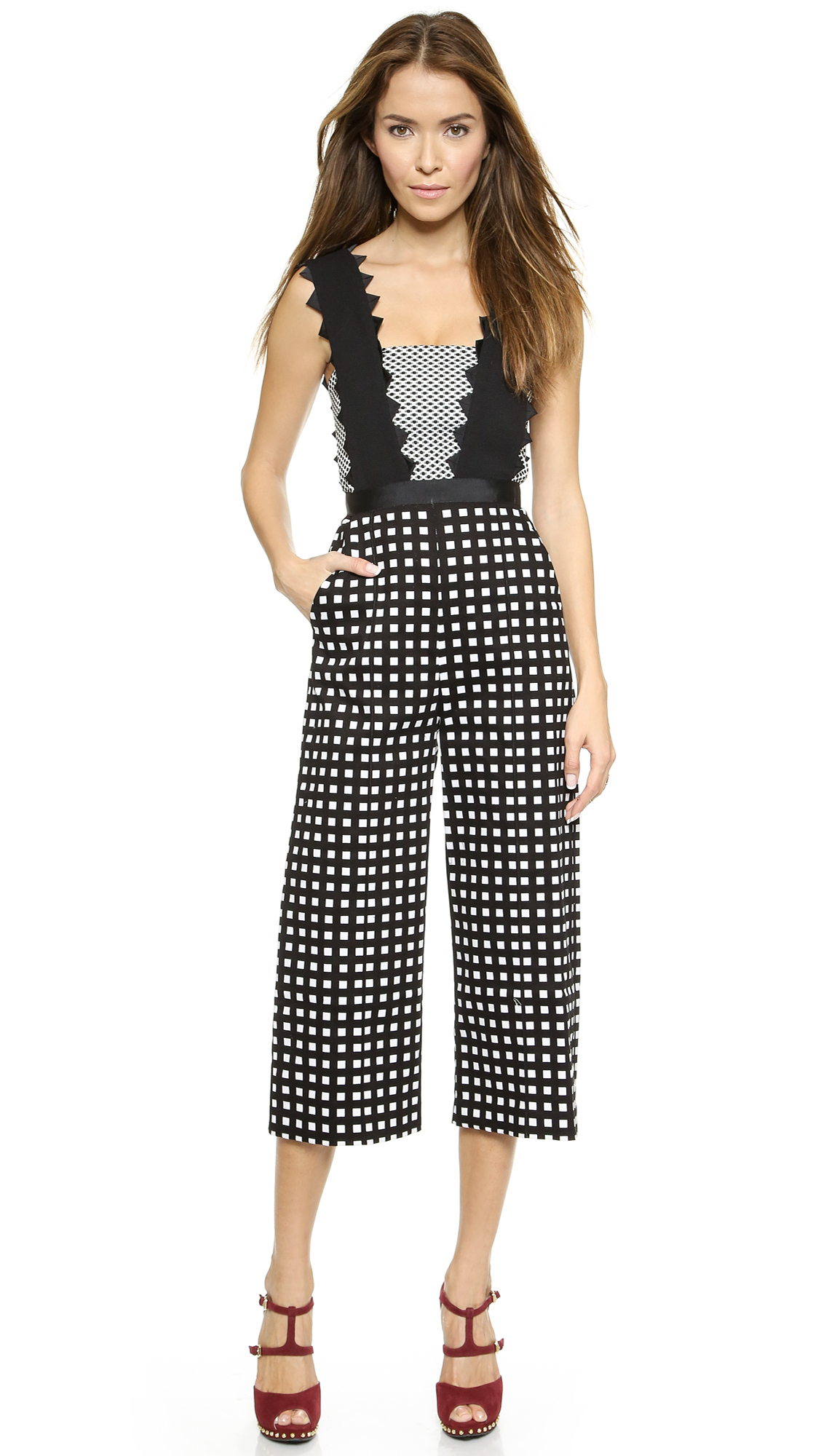 self portrait white jumpsuit