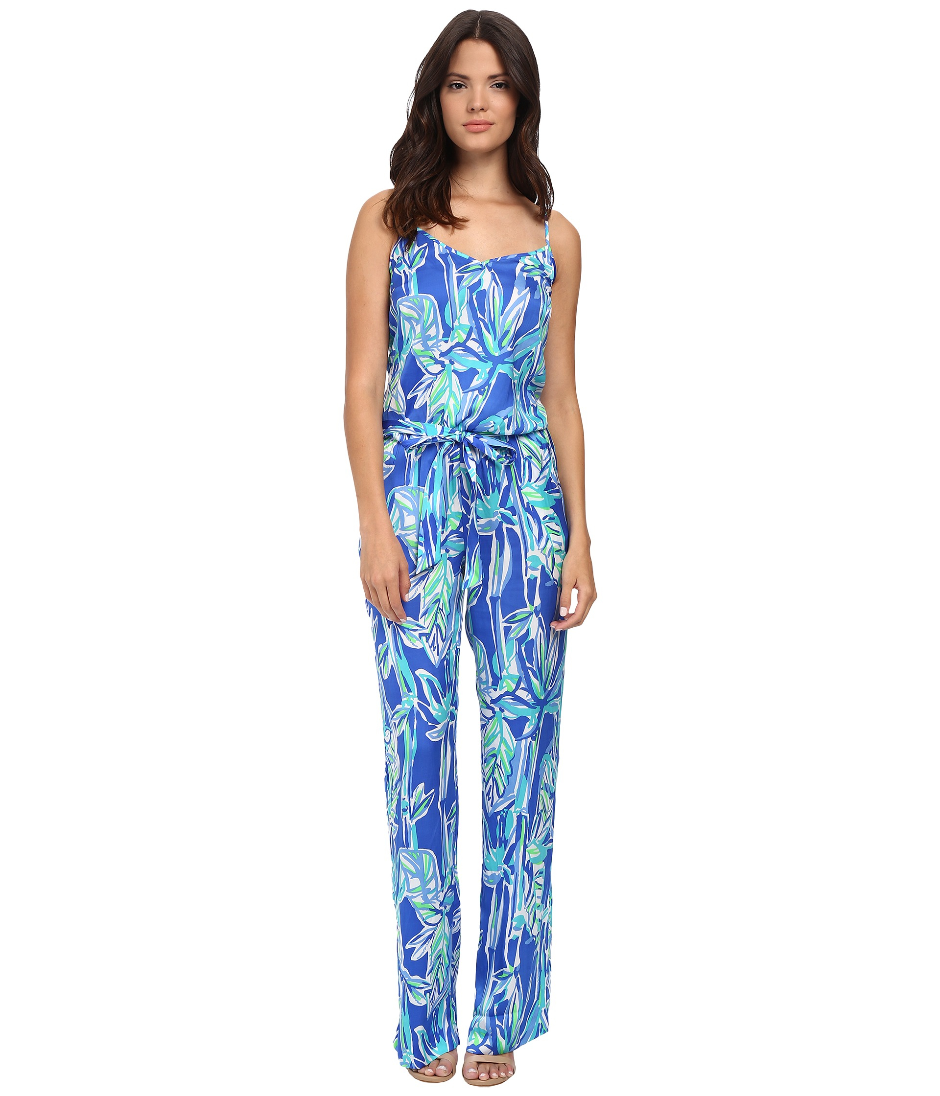 lilly pulitzer blue jumpsuit