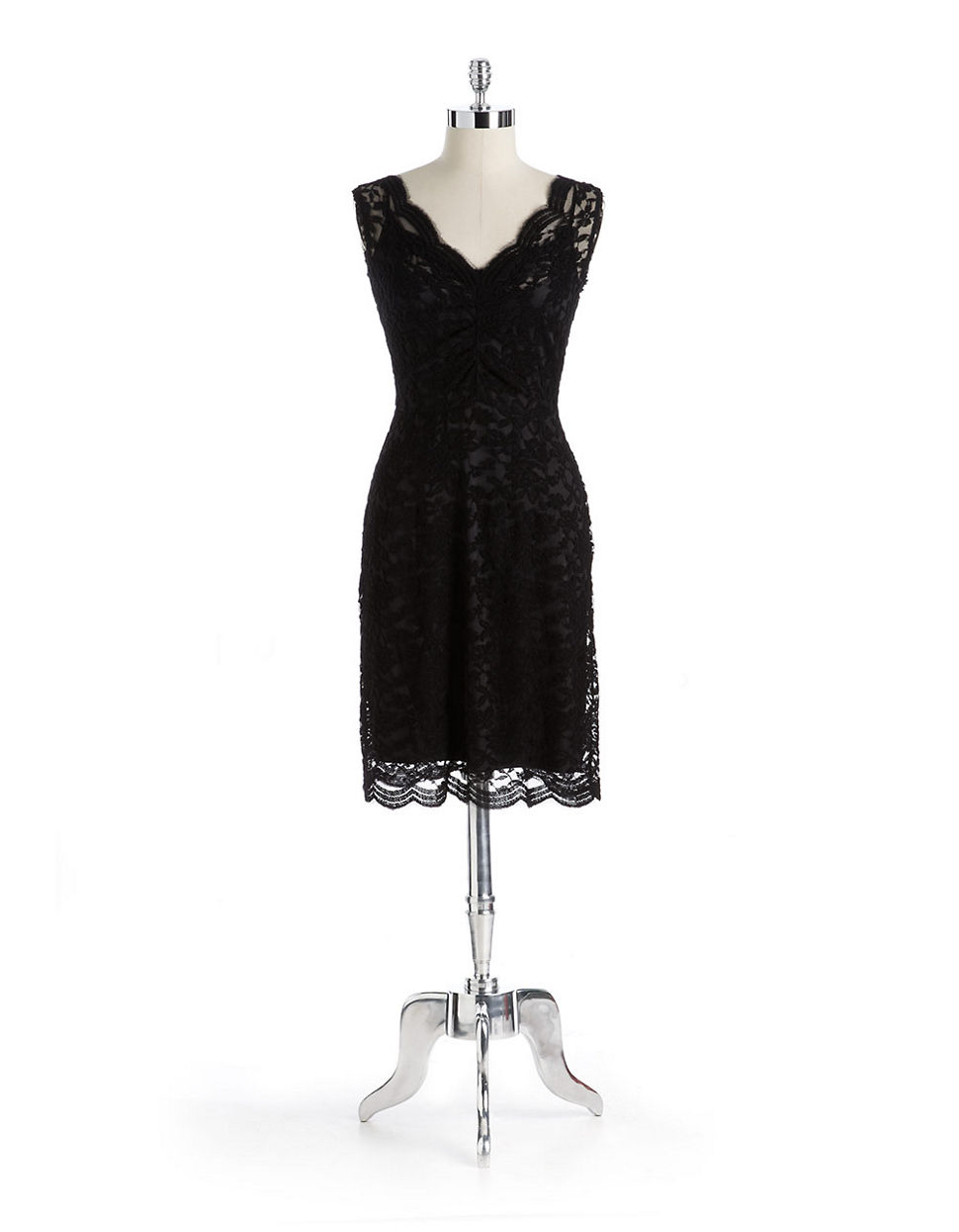 calvin klein ruched gown