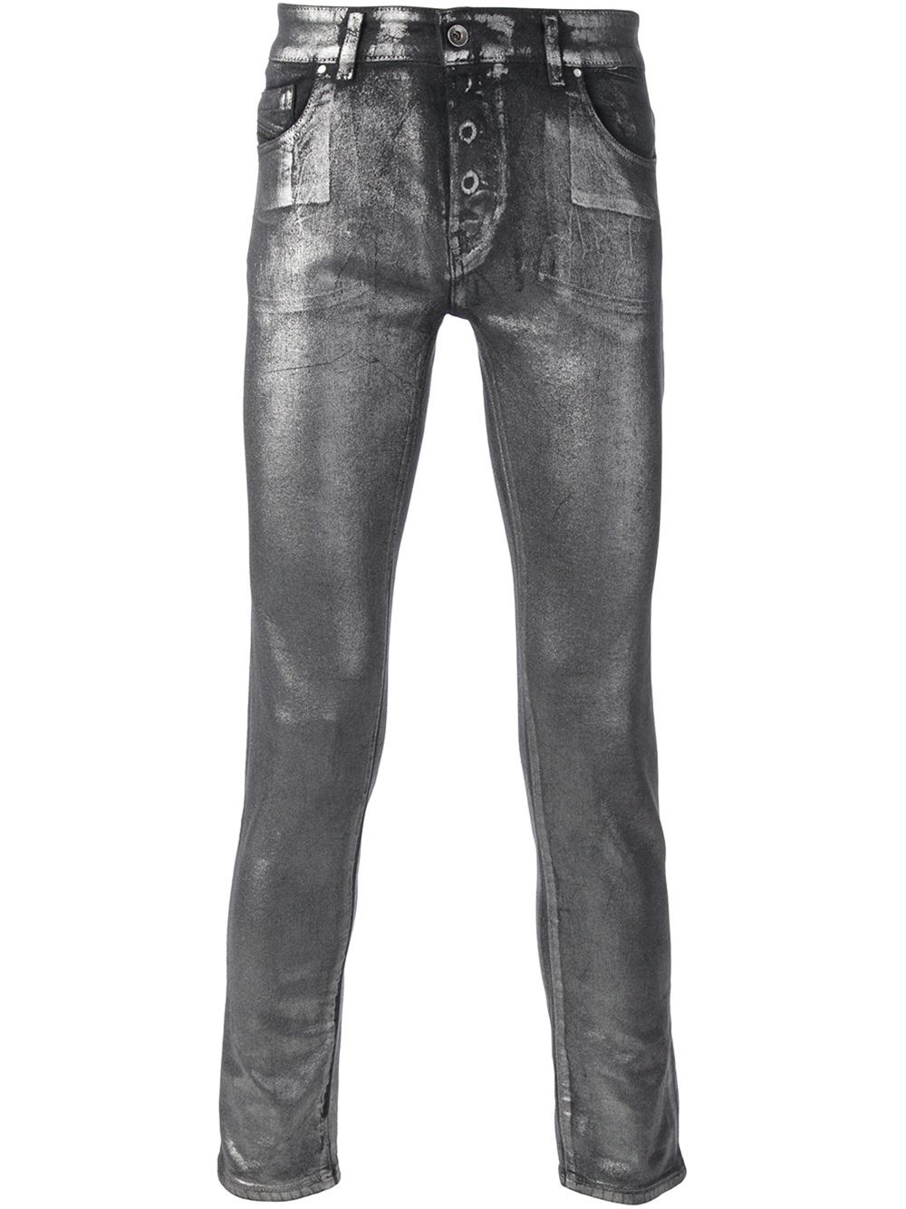 Diesel Black Gold Twotone Jeans in Gray for Men | Lyst
